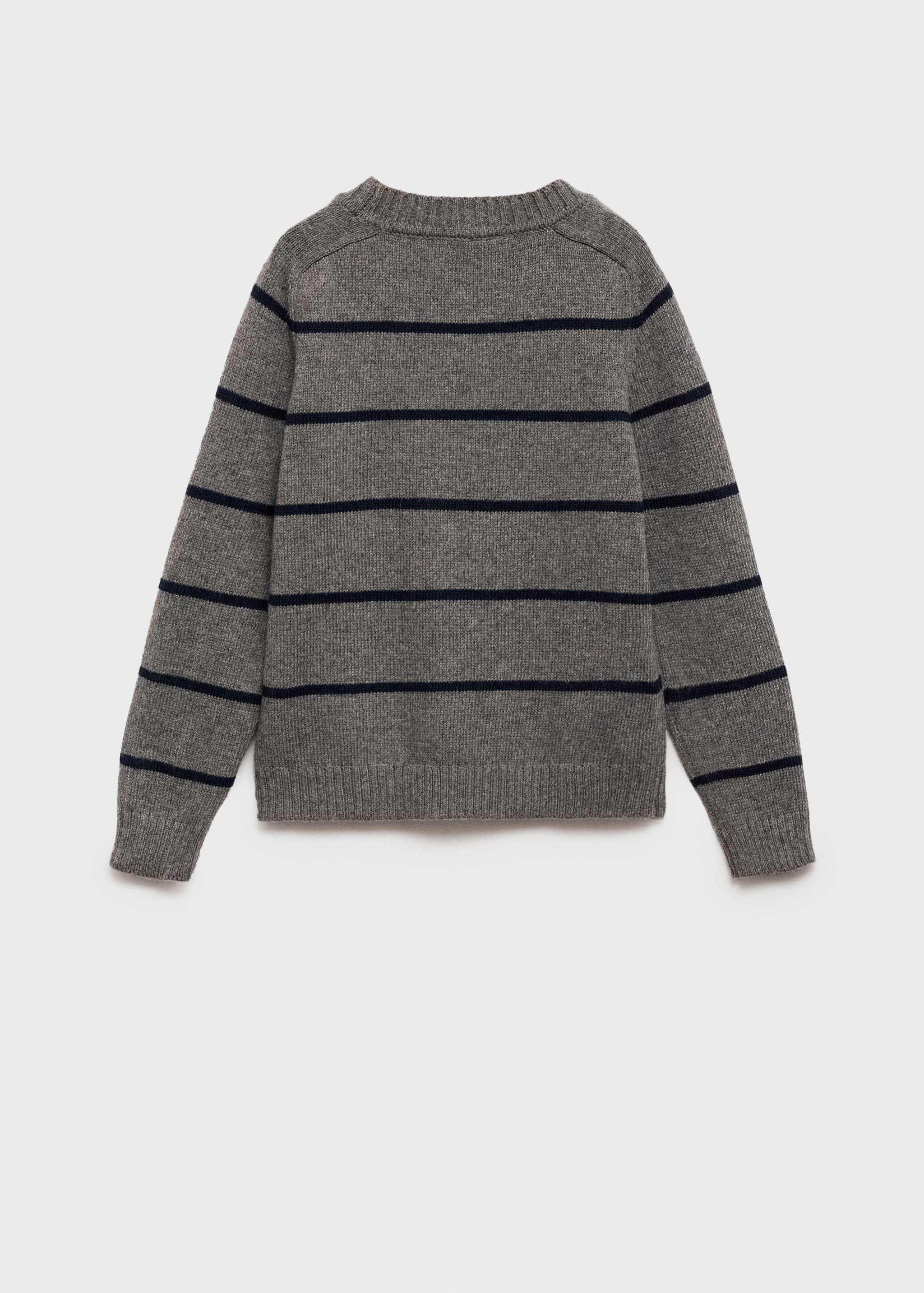 Knit striped sweater - Reverse of the article