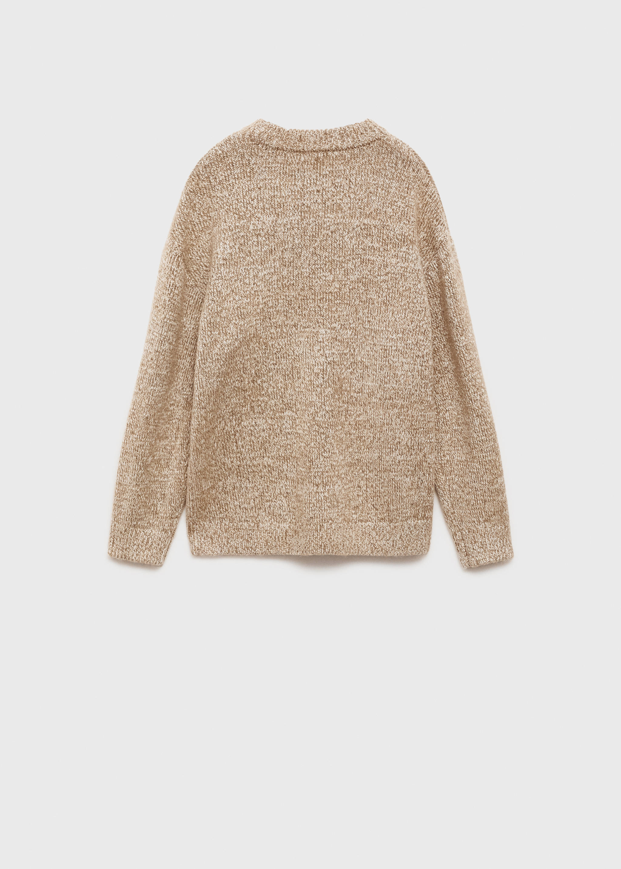 Herringbone knit sweater - Reverse of the article