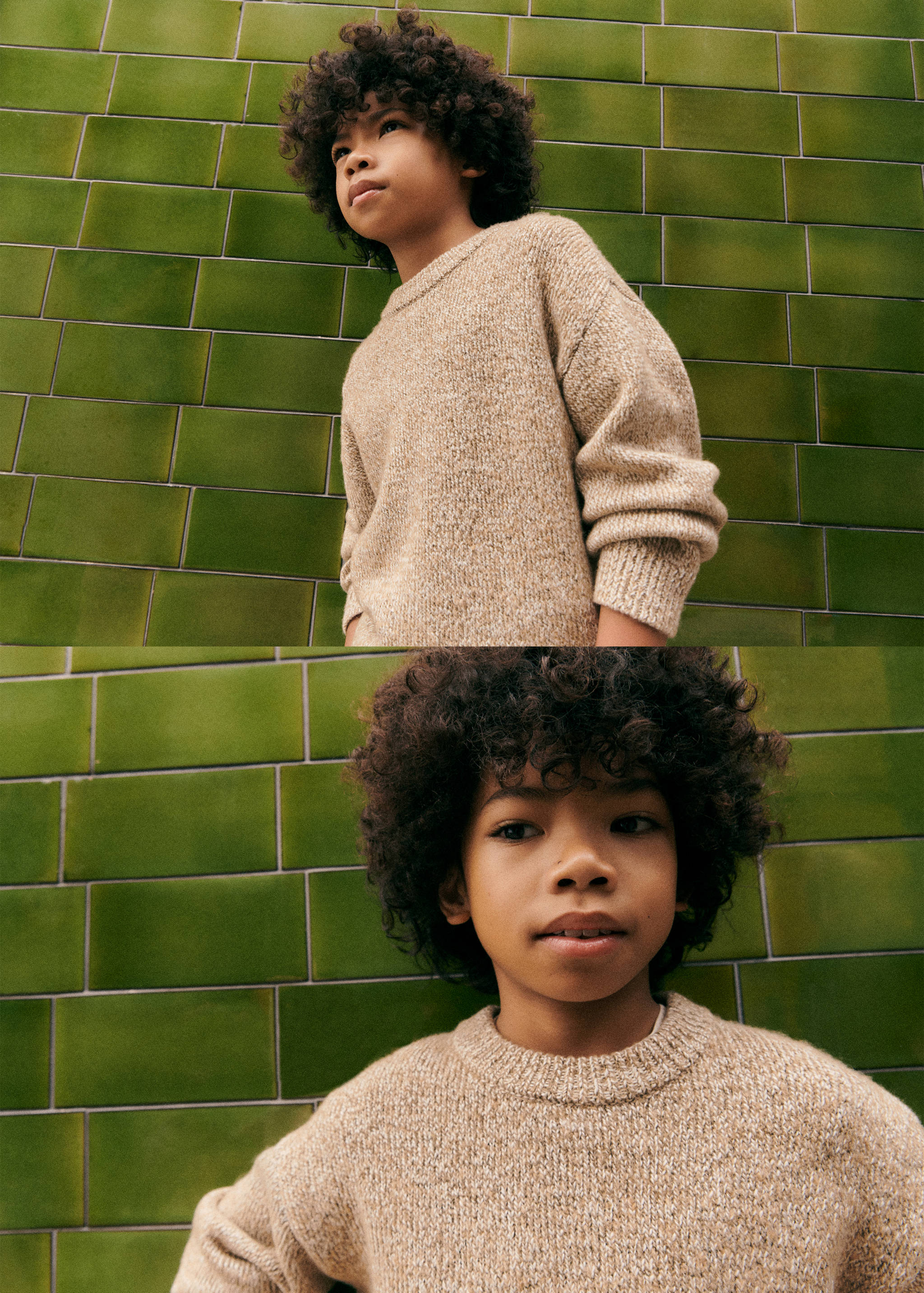 Herringbone knit sweater - Details of the article 5