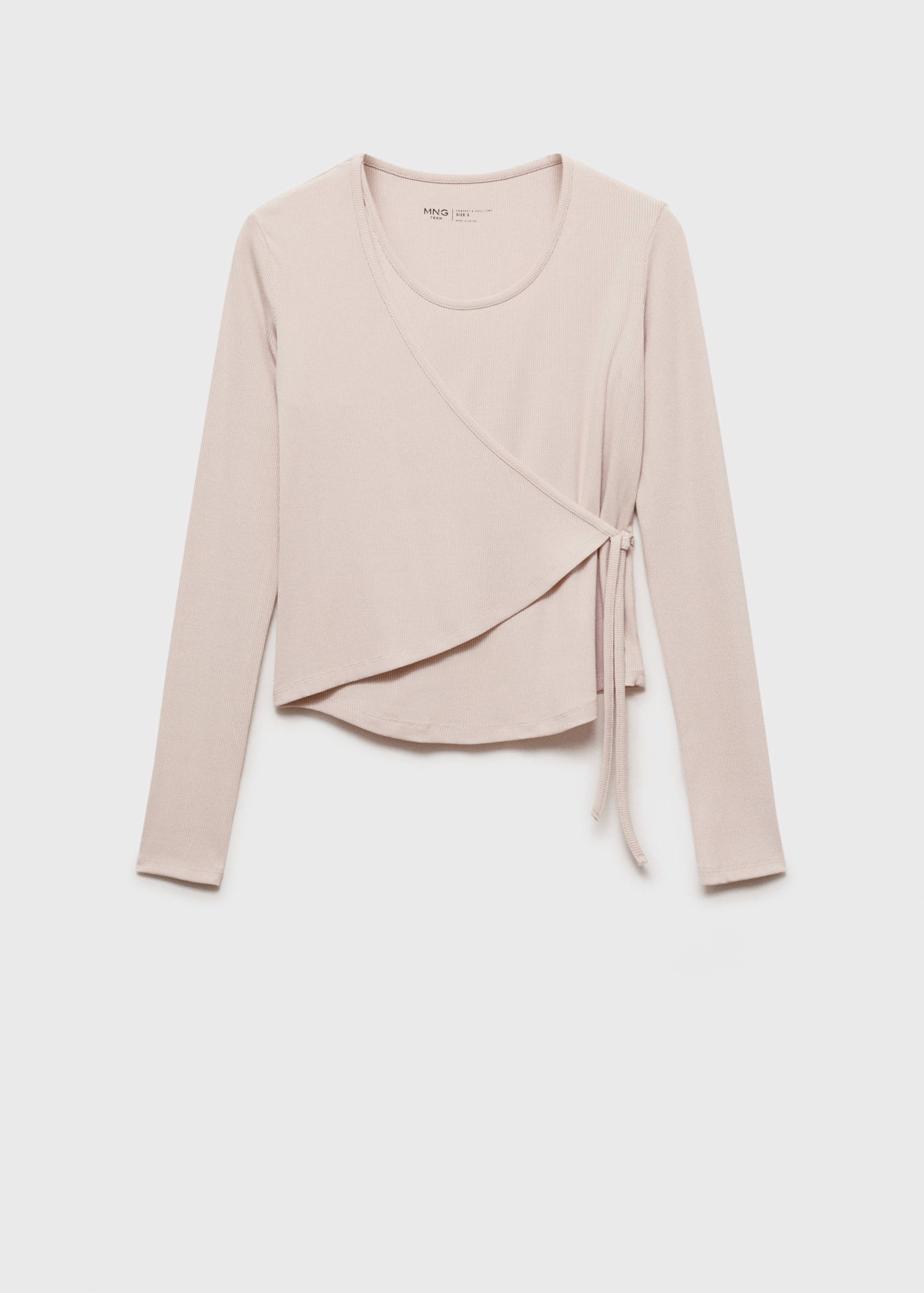 Wrap bow t-shirt - Article without model