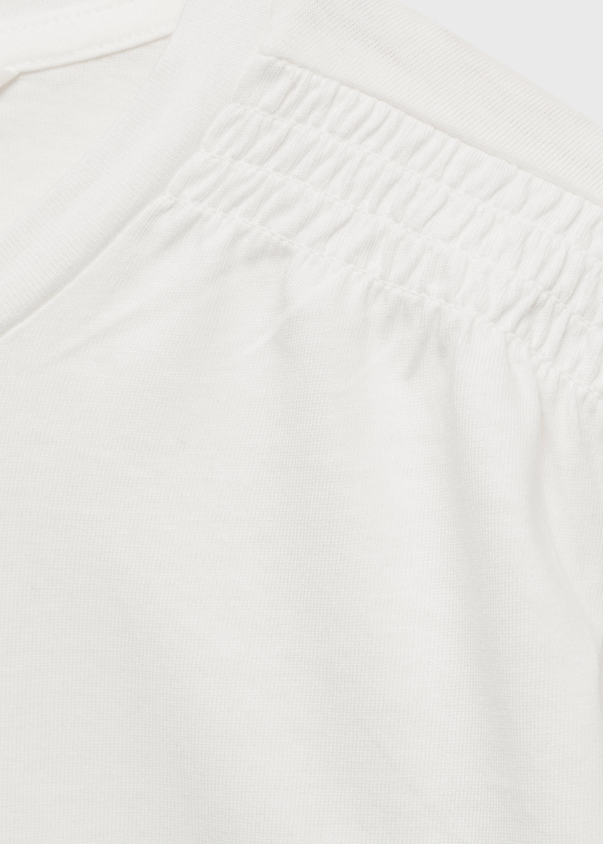 T-Shirt mit Raffdetails - Detail des Artikels 8