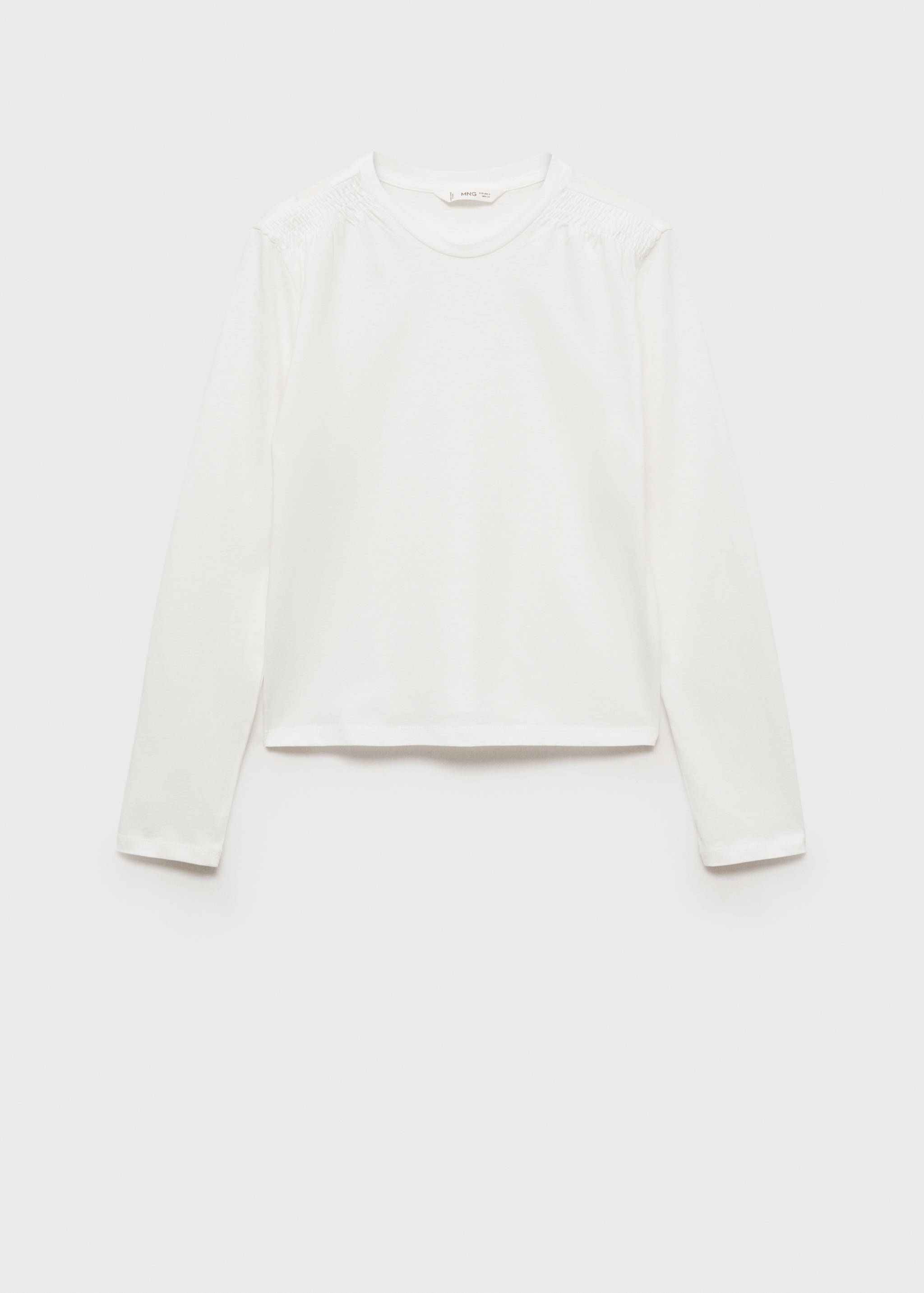 T-shirt with gathered details - Article without model