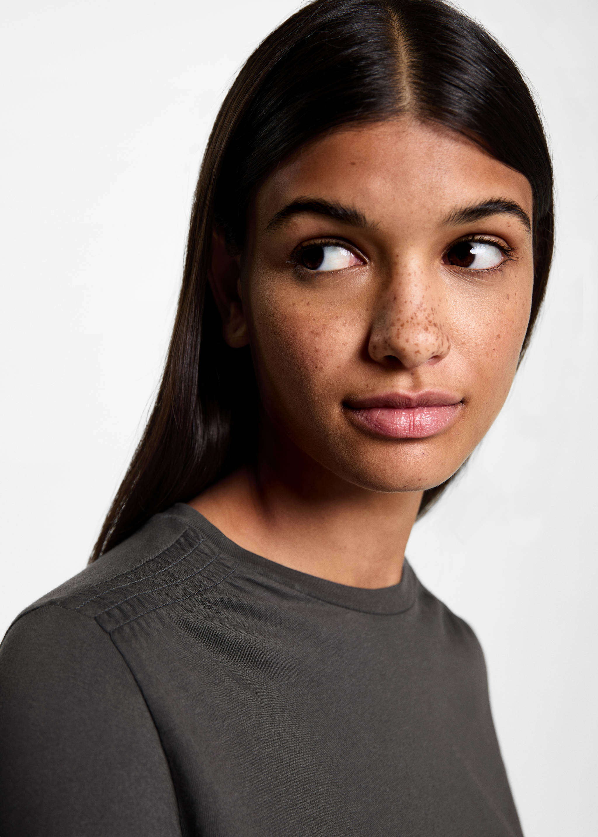 T-shirt détails froncés - Détail de l'article 1