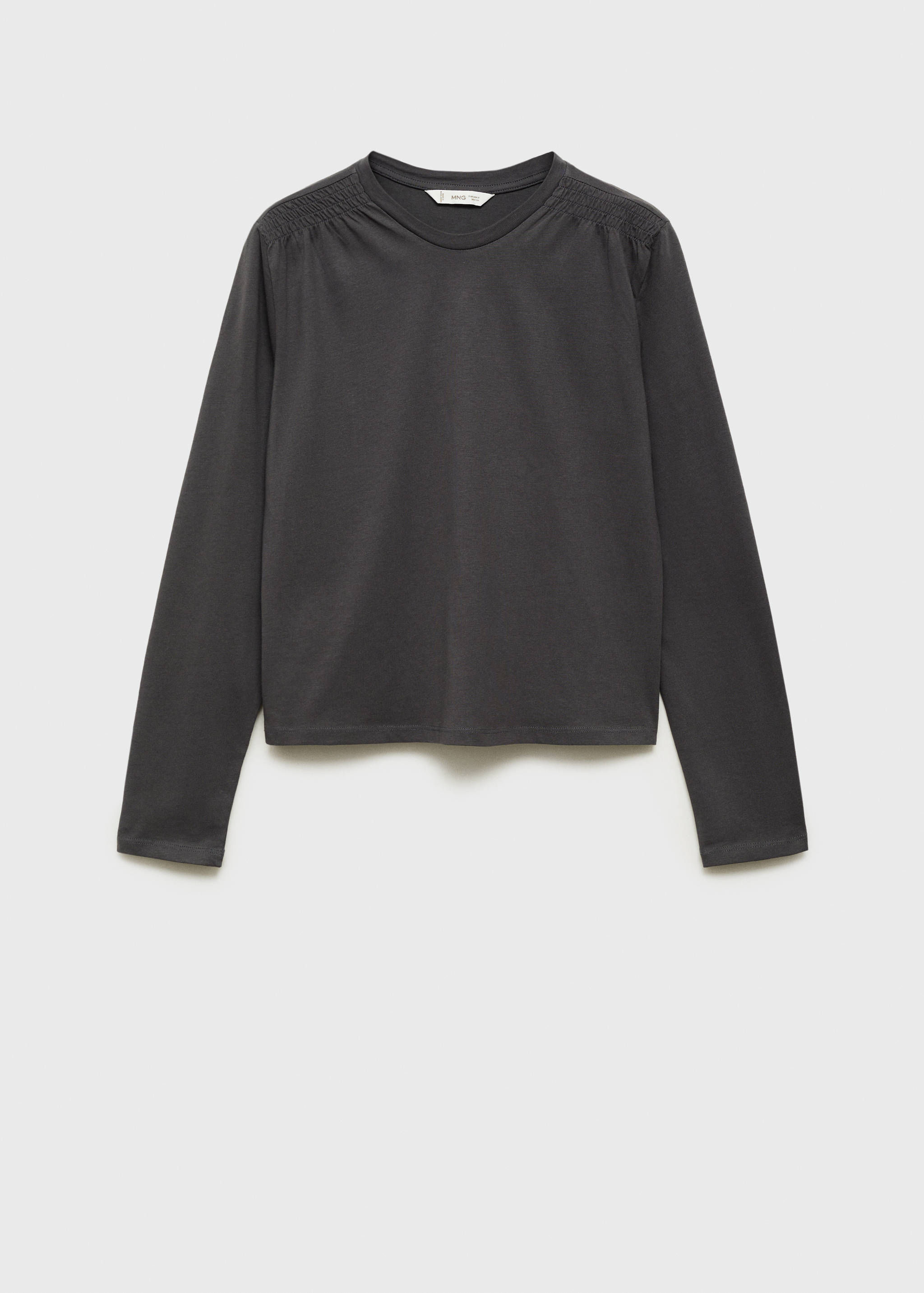 T-shirt with gathered details - Article without model