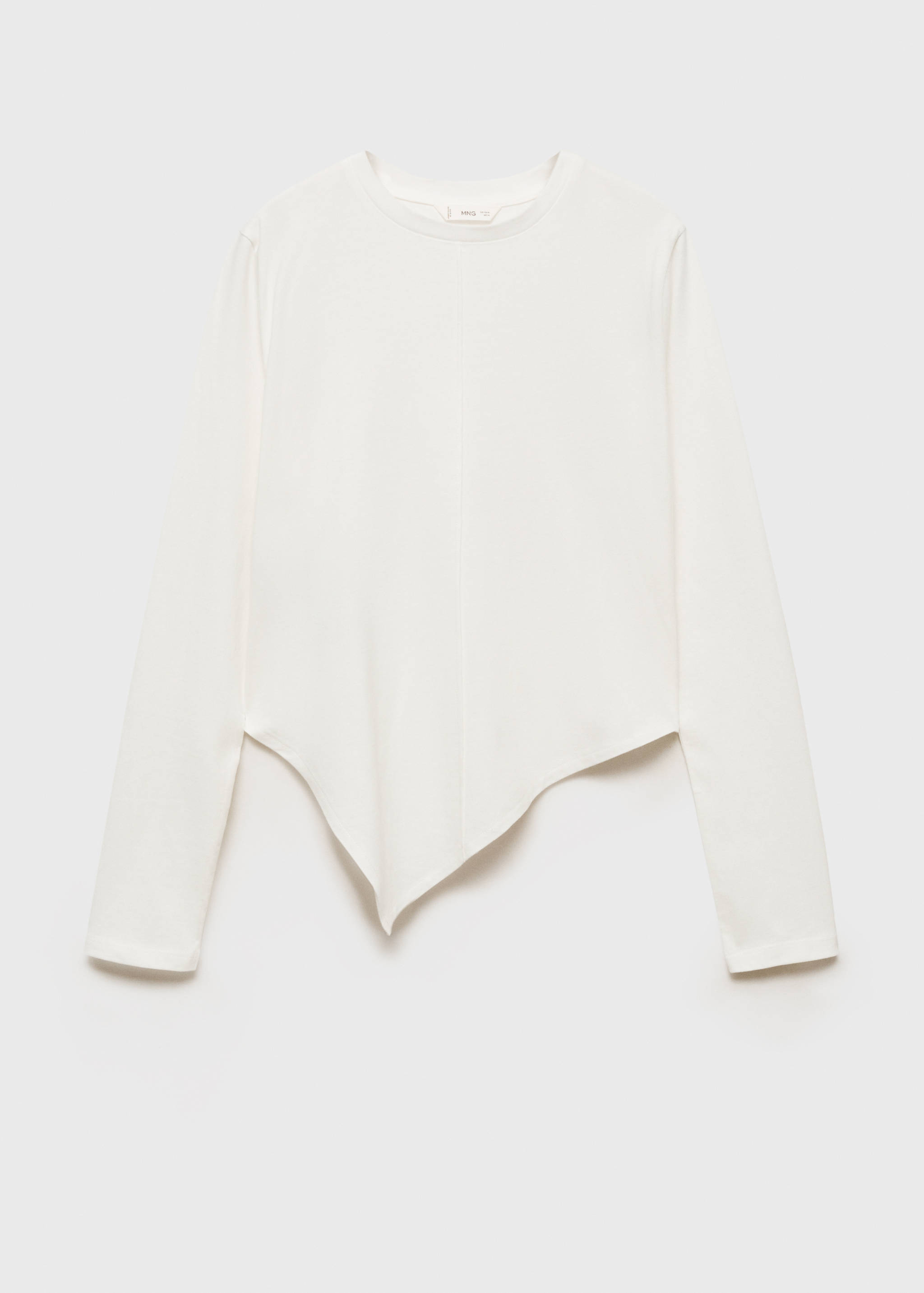 Asymmetric hem T-shirt - Article without model