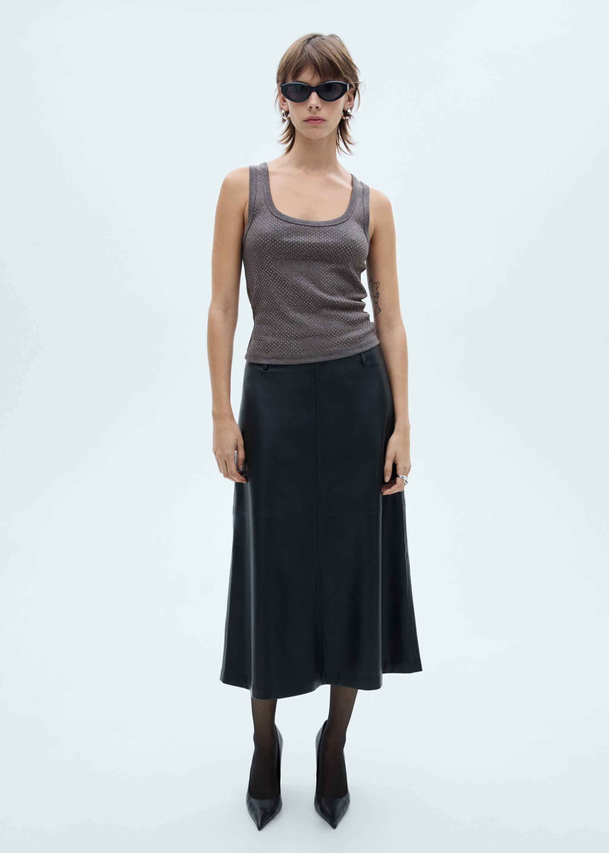 Top tirantes lentejuelas - Plano general