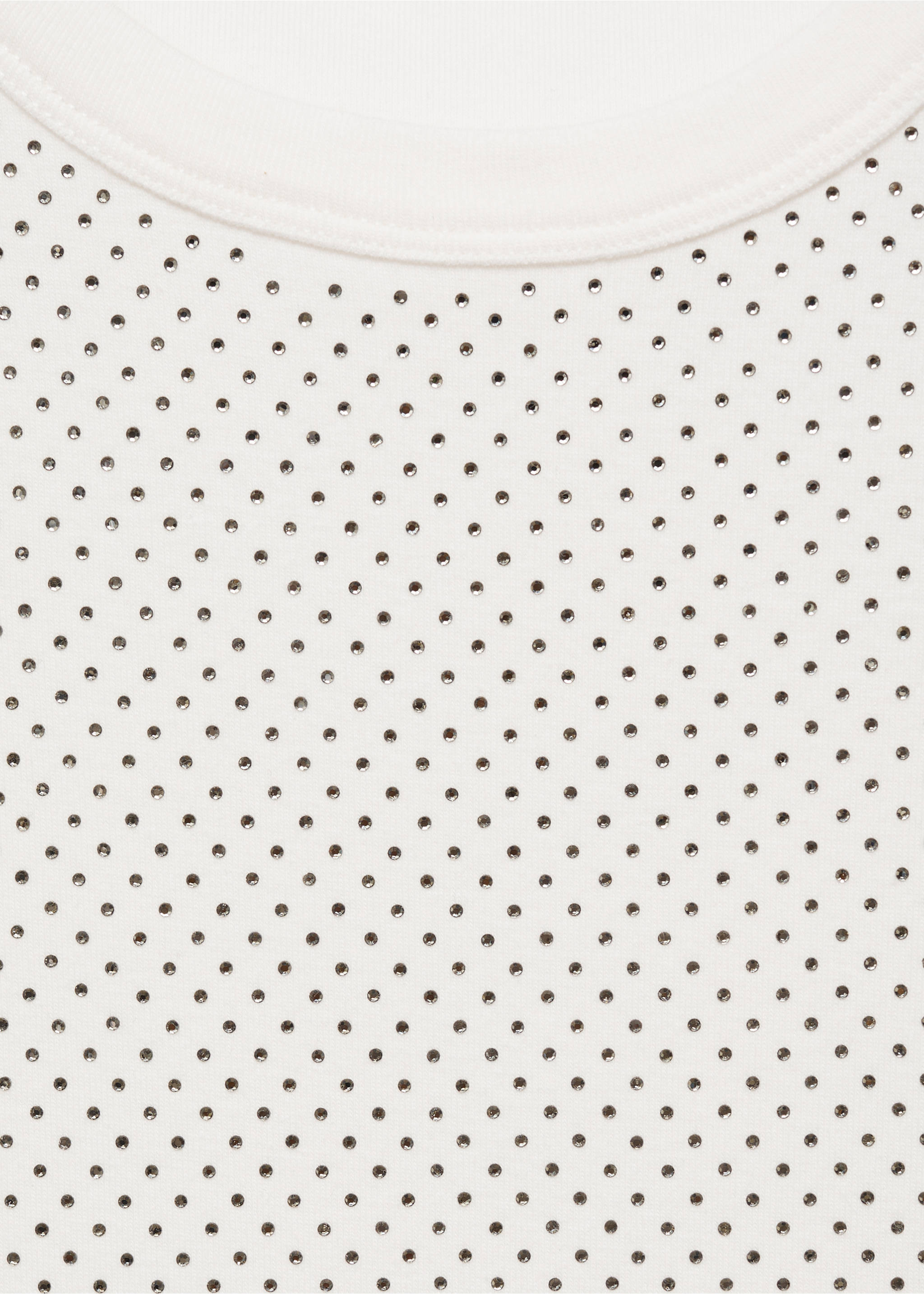 Top halter lentejuelas - Detalle del artículo 8, Blanco. Ref: 77008283-00.