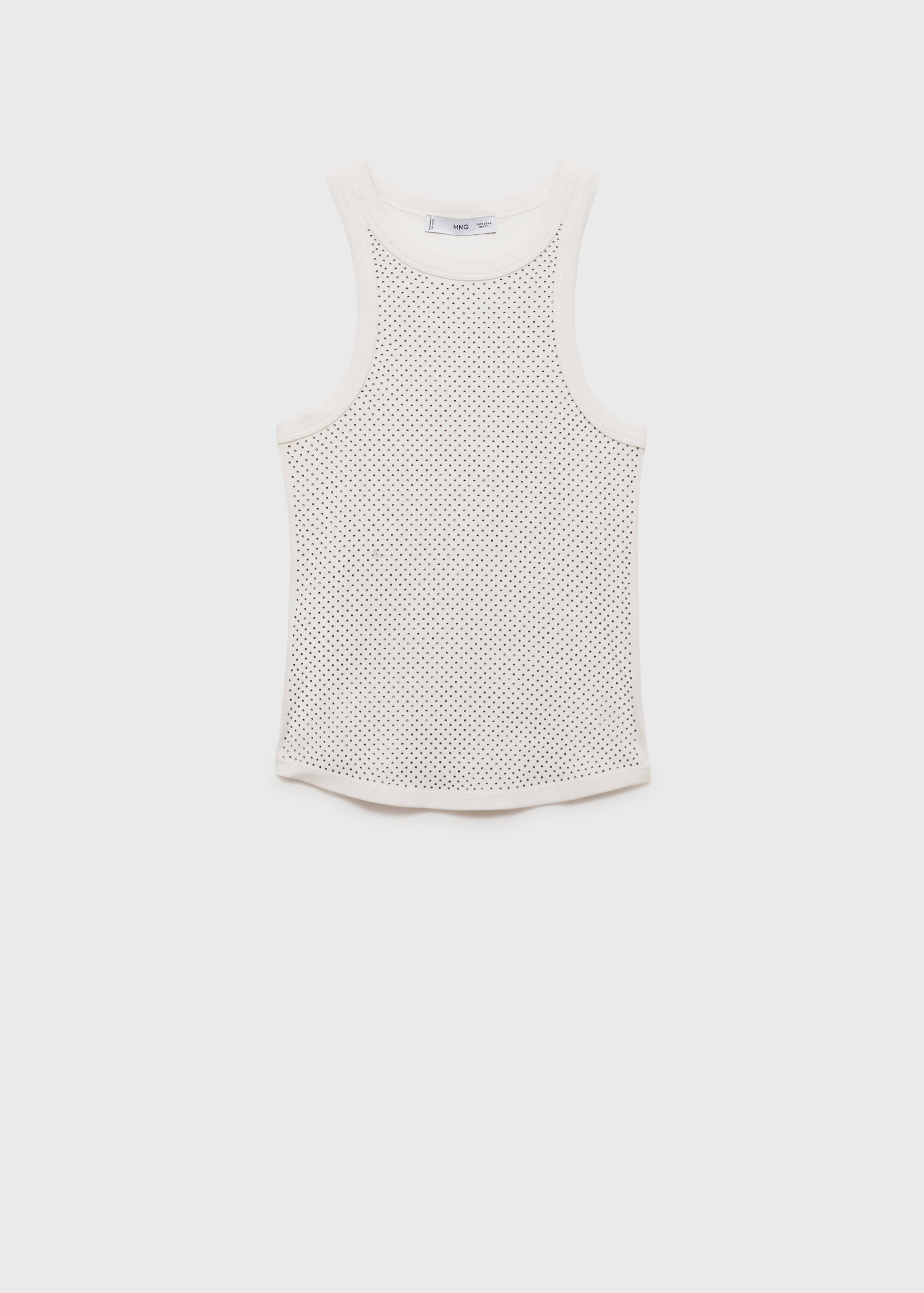 Top halter s flitry - Zboží bez modelu