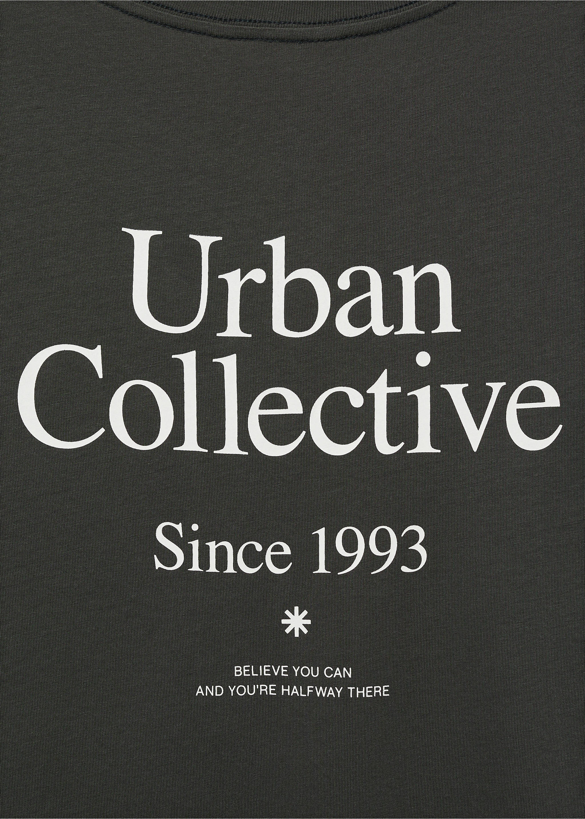 T-shirt coton détail brodé - Détail de l'article 0, Kaki. Ref: 77008285-00.