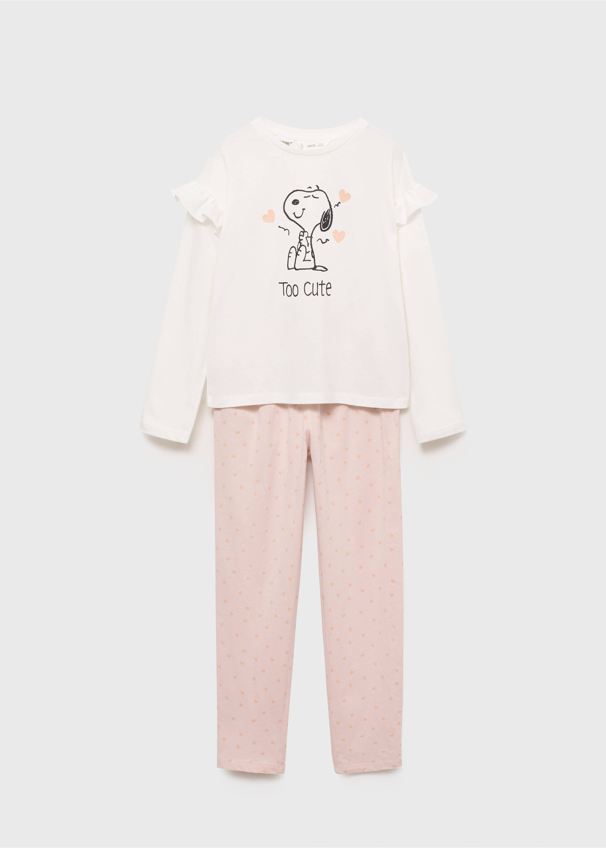 Long Snoopy pyjama - Article without model, Off White. Ref: 77008637-00.