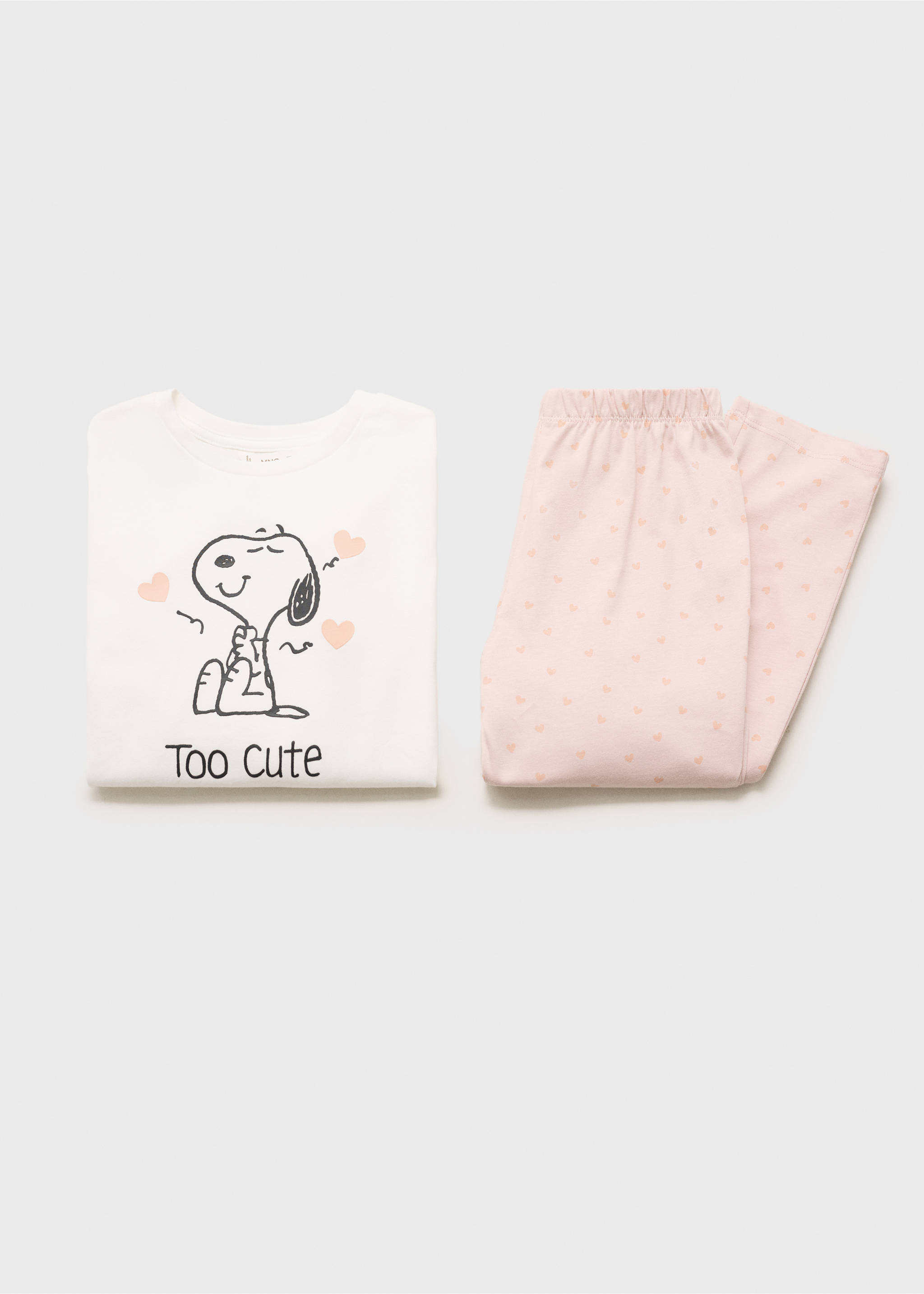 Long Snoopy pyjama - Details of the article 0, Off White. Ref: 77008637-00.
