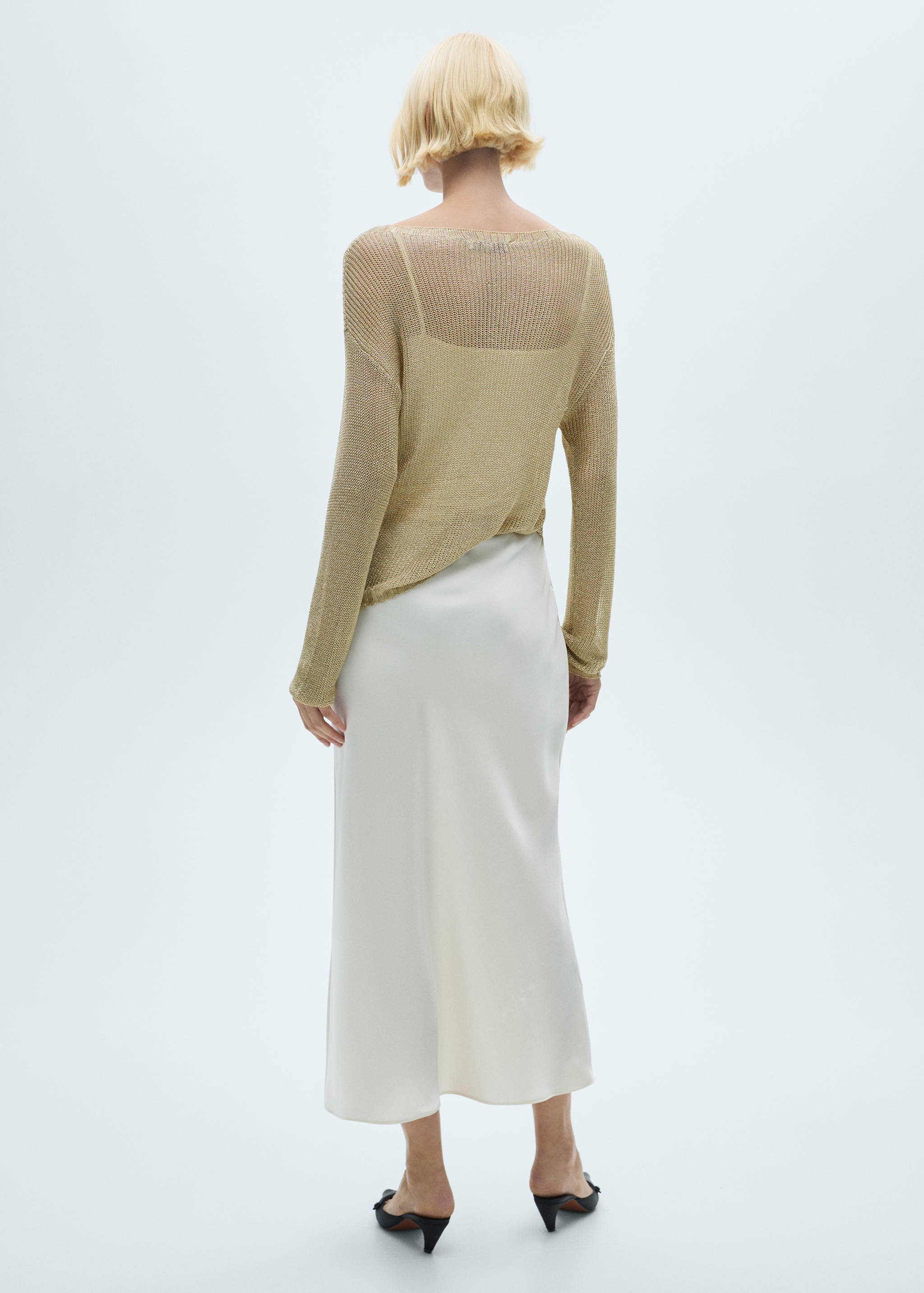 Jersey lúrex cuello barco - Reverso del artículo