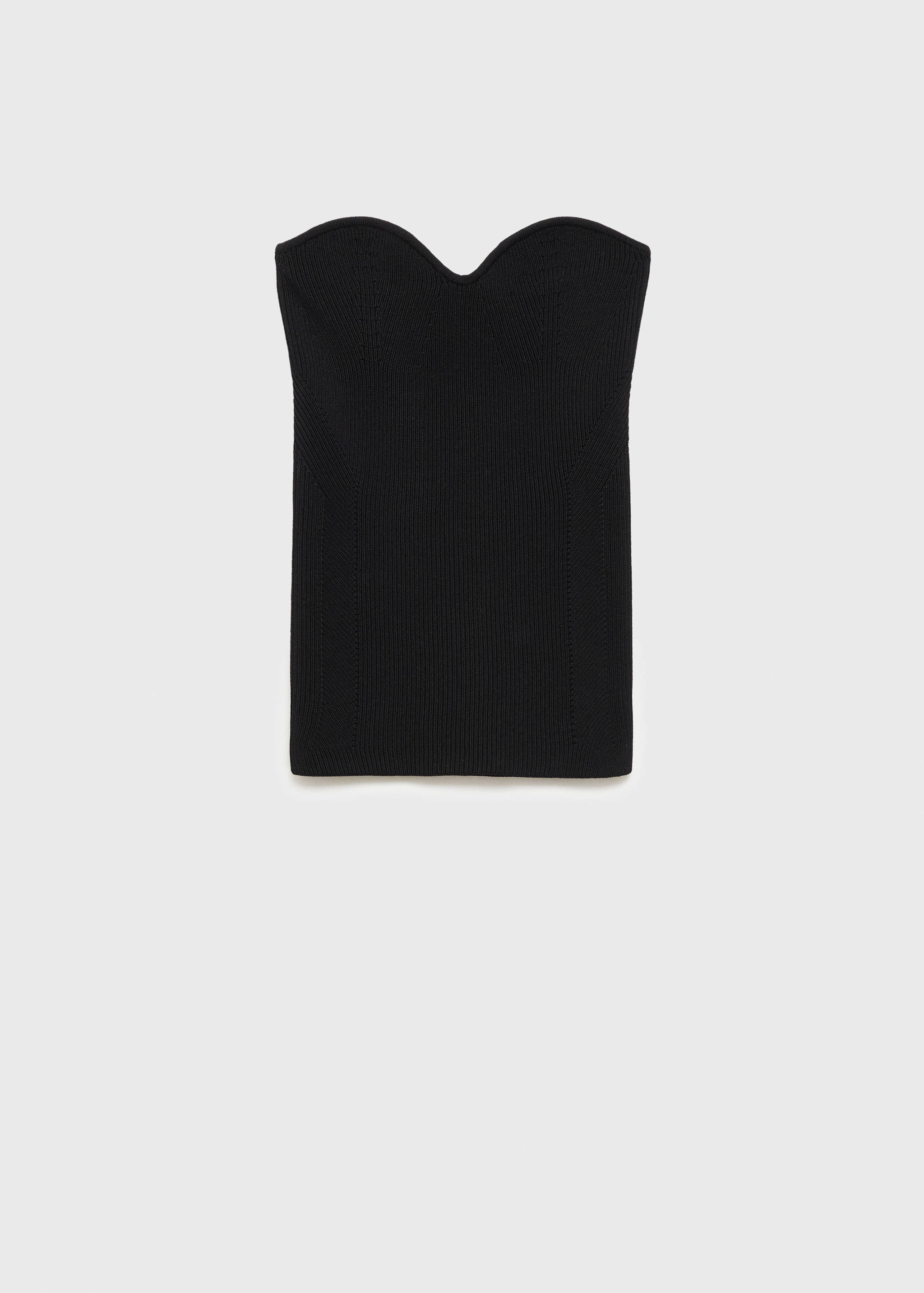 Top punto escote corazón - Artículo sin modelo