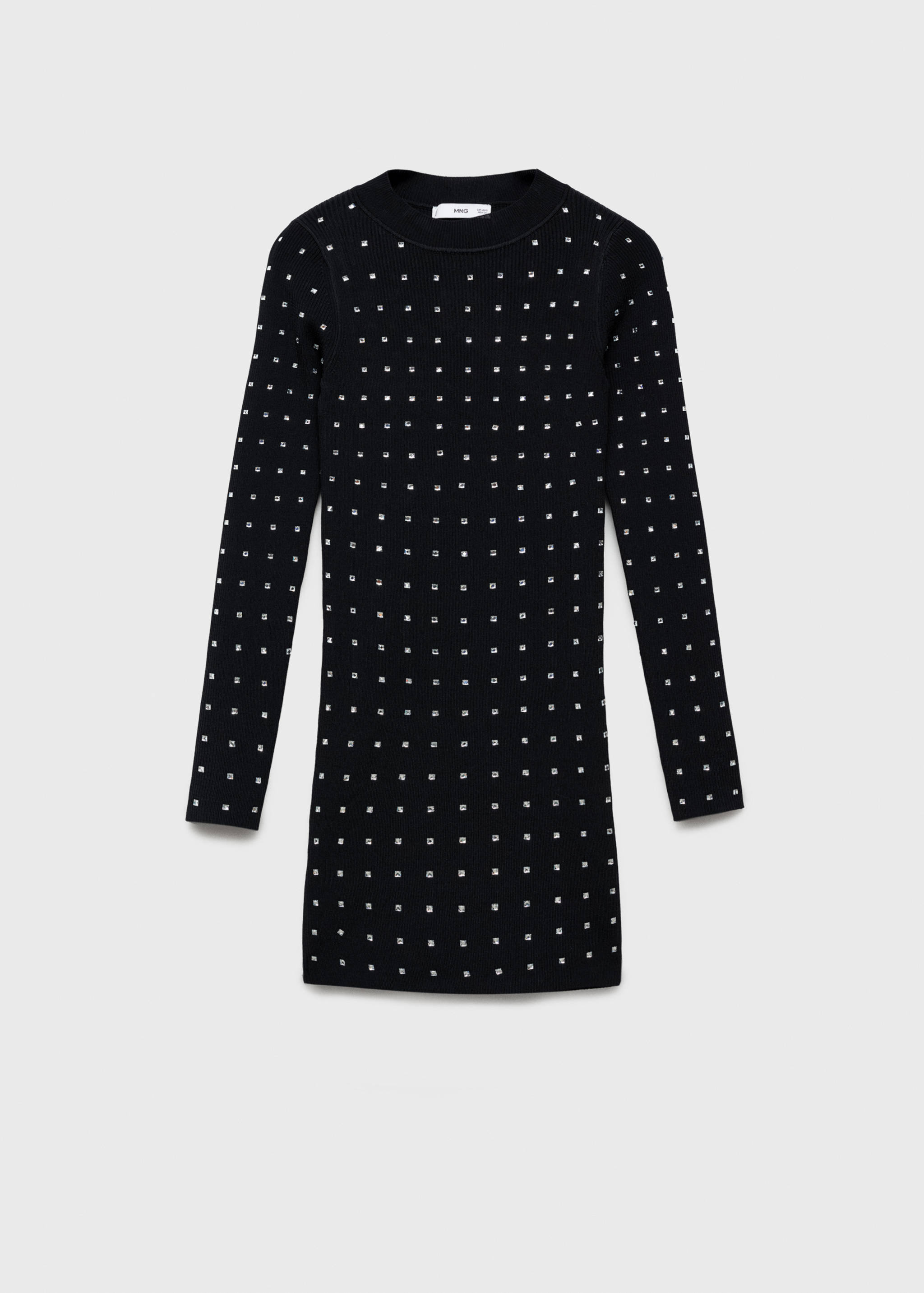 Knitted dress with rhinestone detail - Article without model