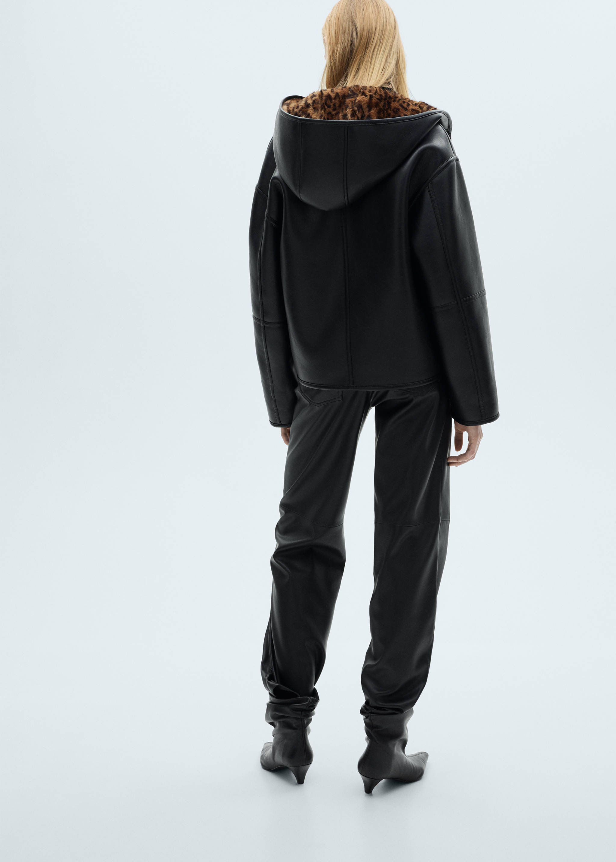 Chaqueta reversible leopardo - Reverso del artículo