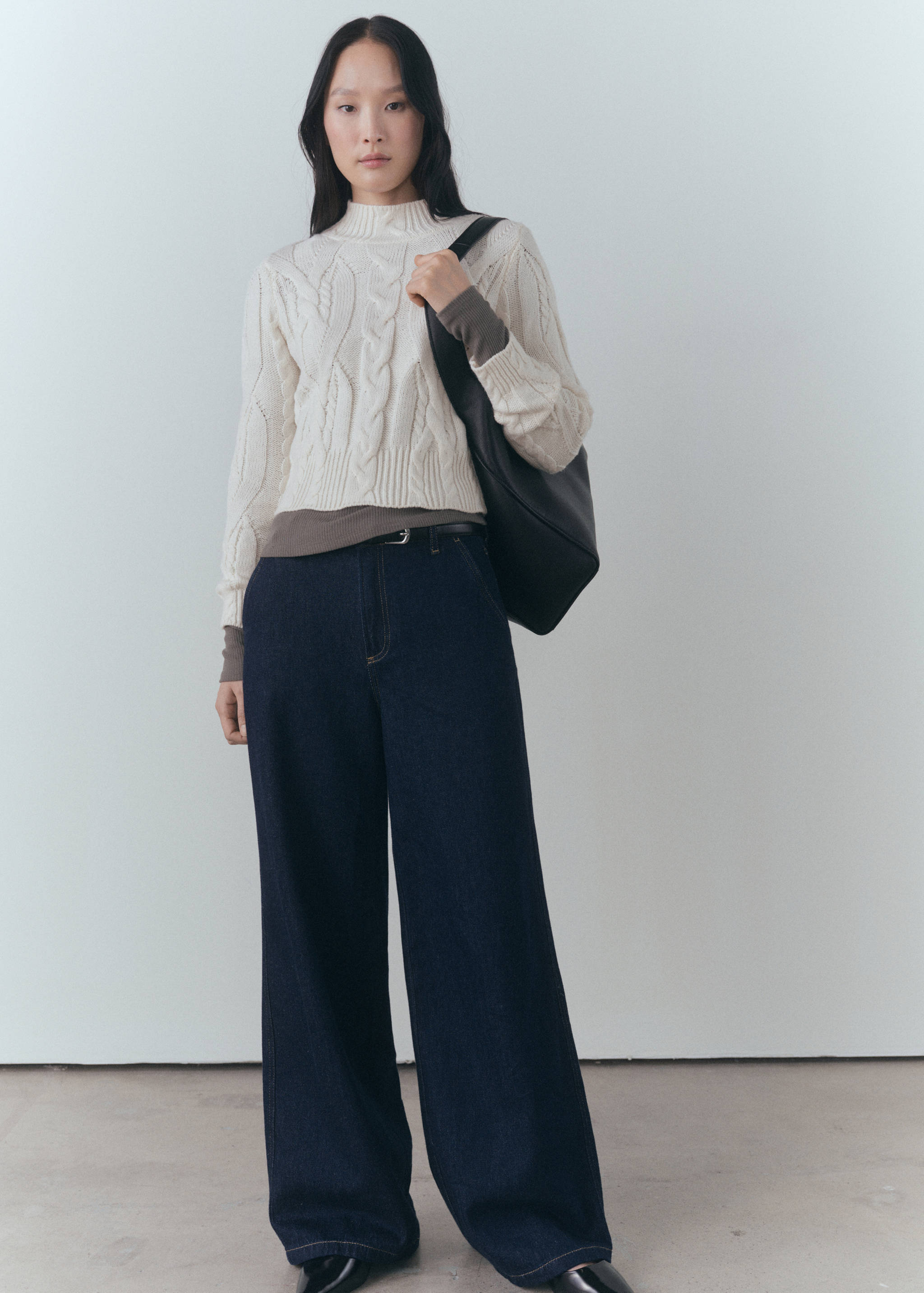 Jersey trenzado cuello perkins - Plano general