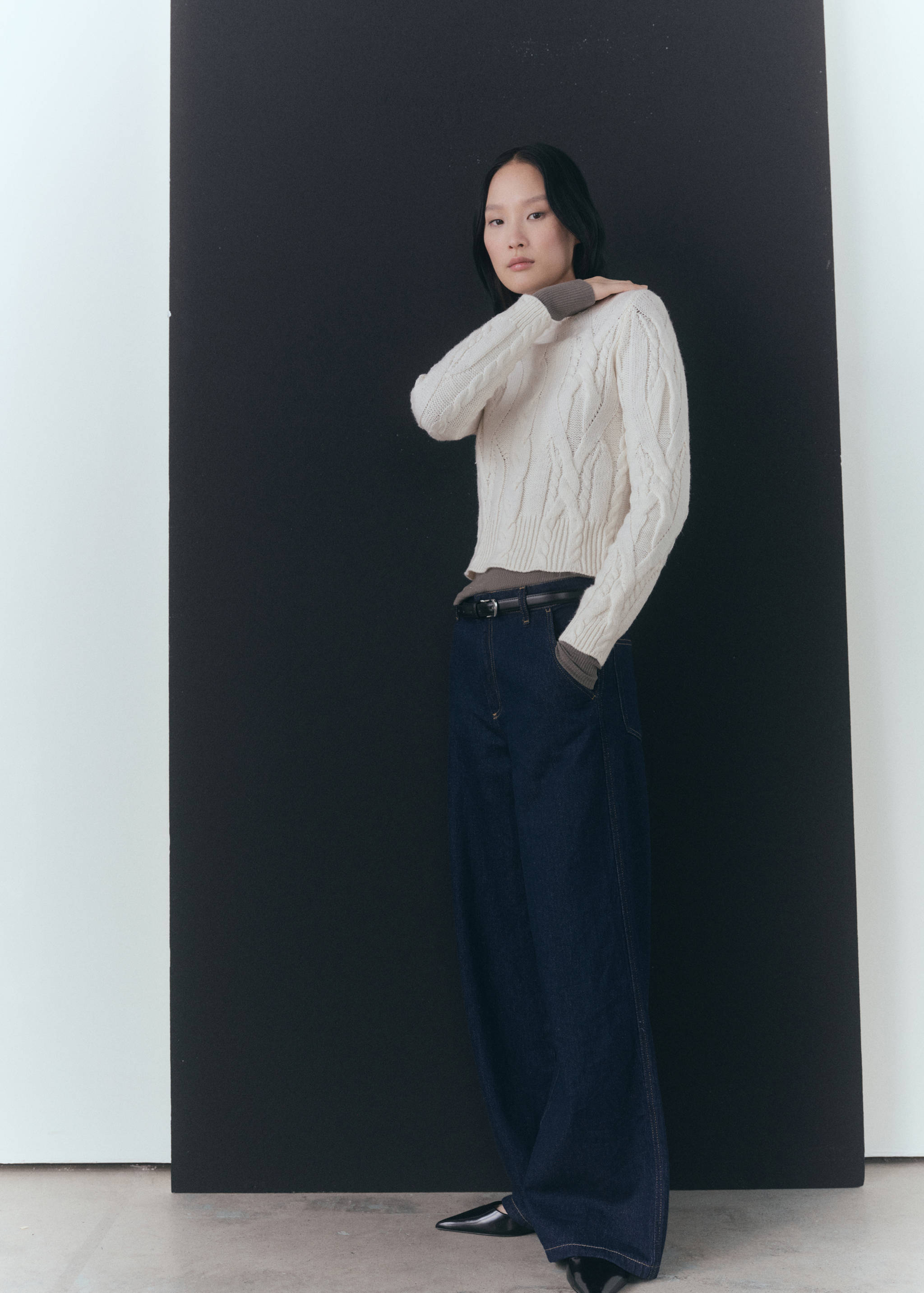 Jersey trenzado cuello perkins - Detalle del artículo 2