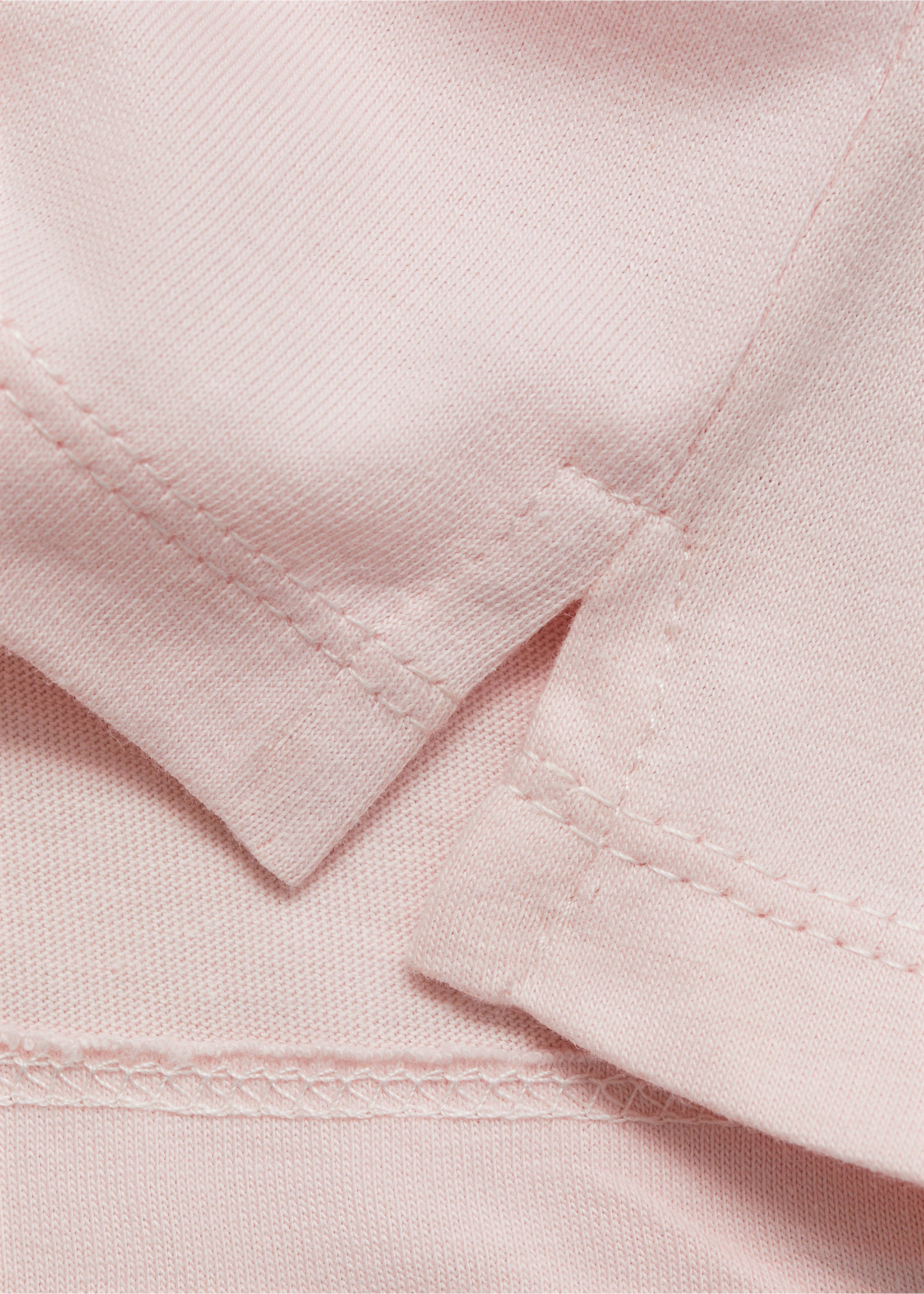 T-shirt détail imprimé - Détail de l'article 0, Rose. Ref: 77009077-00.