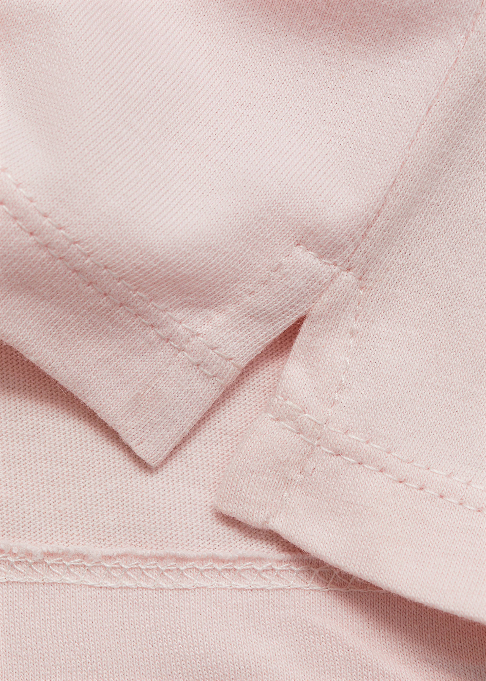 Printed detail T-shirt - Details of the article 0