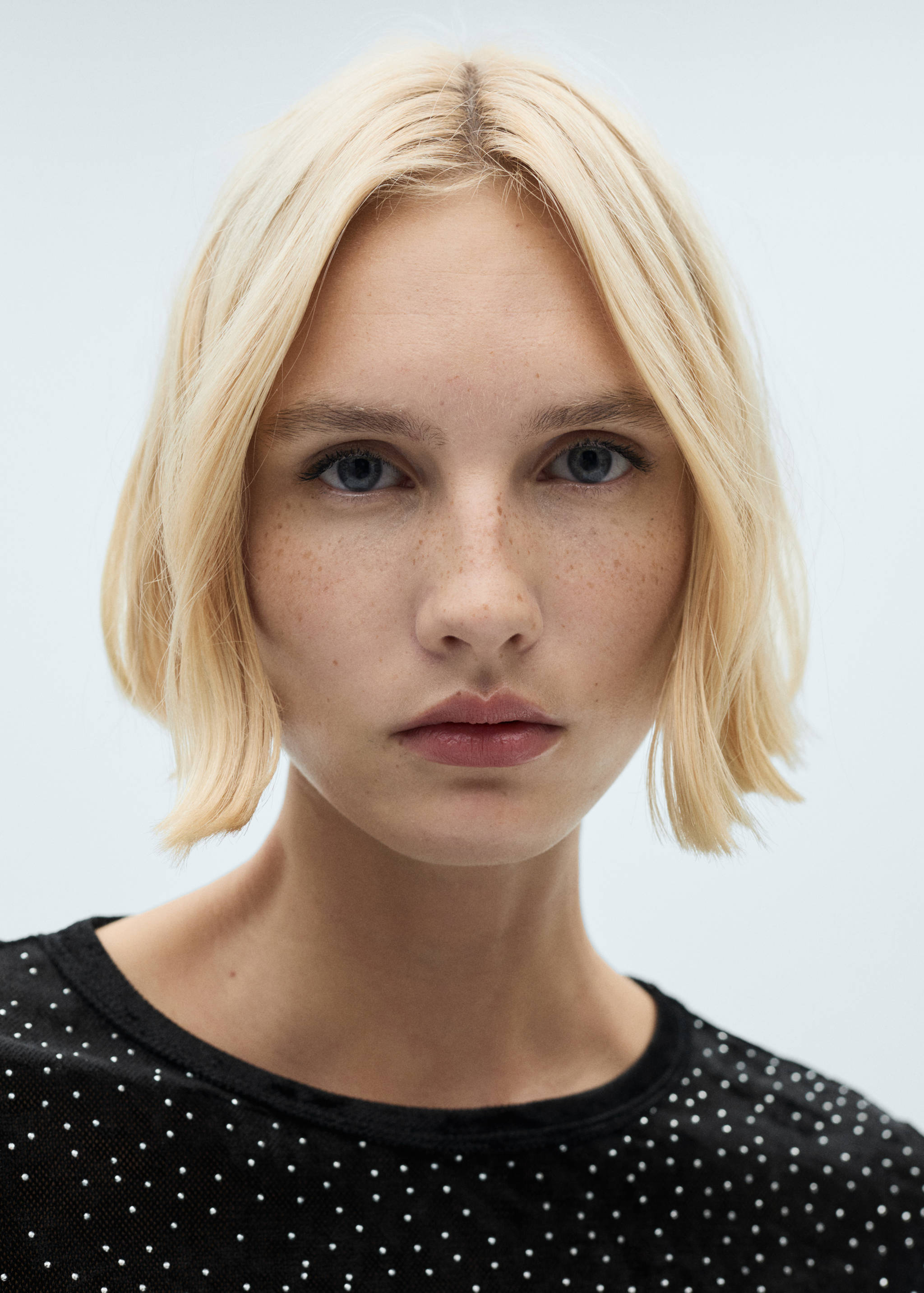 Camiseta manga larga detalle strass - Detalle del artículo 1