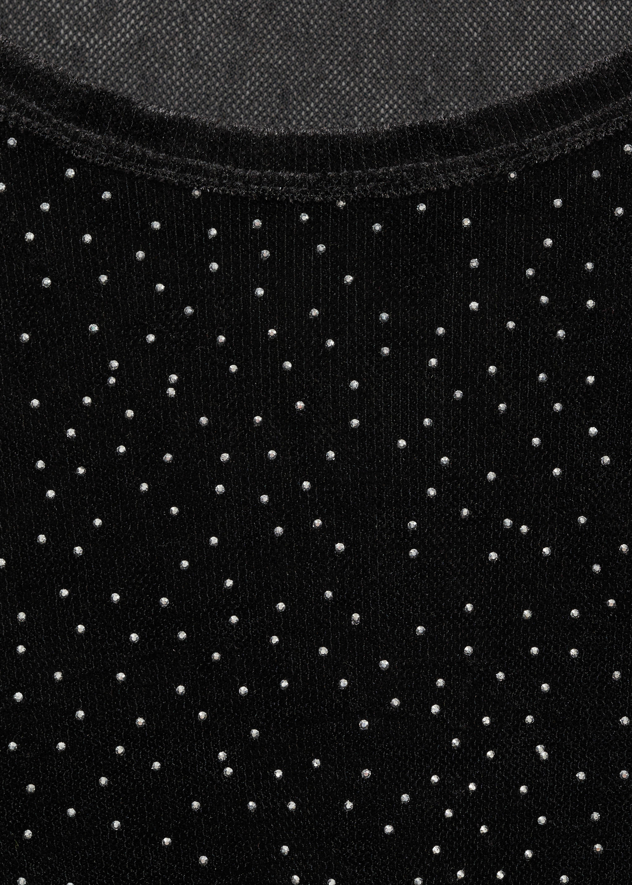 Camiseta manga larga detalle strass - Detalle del artículo 8