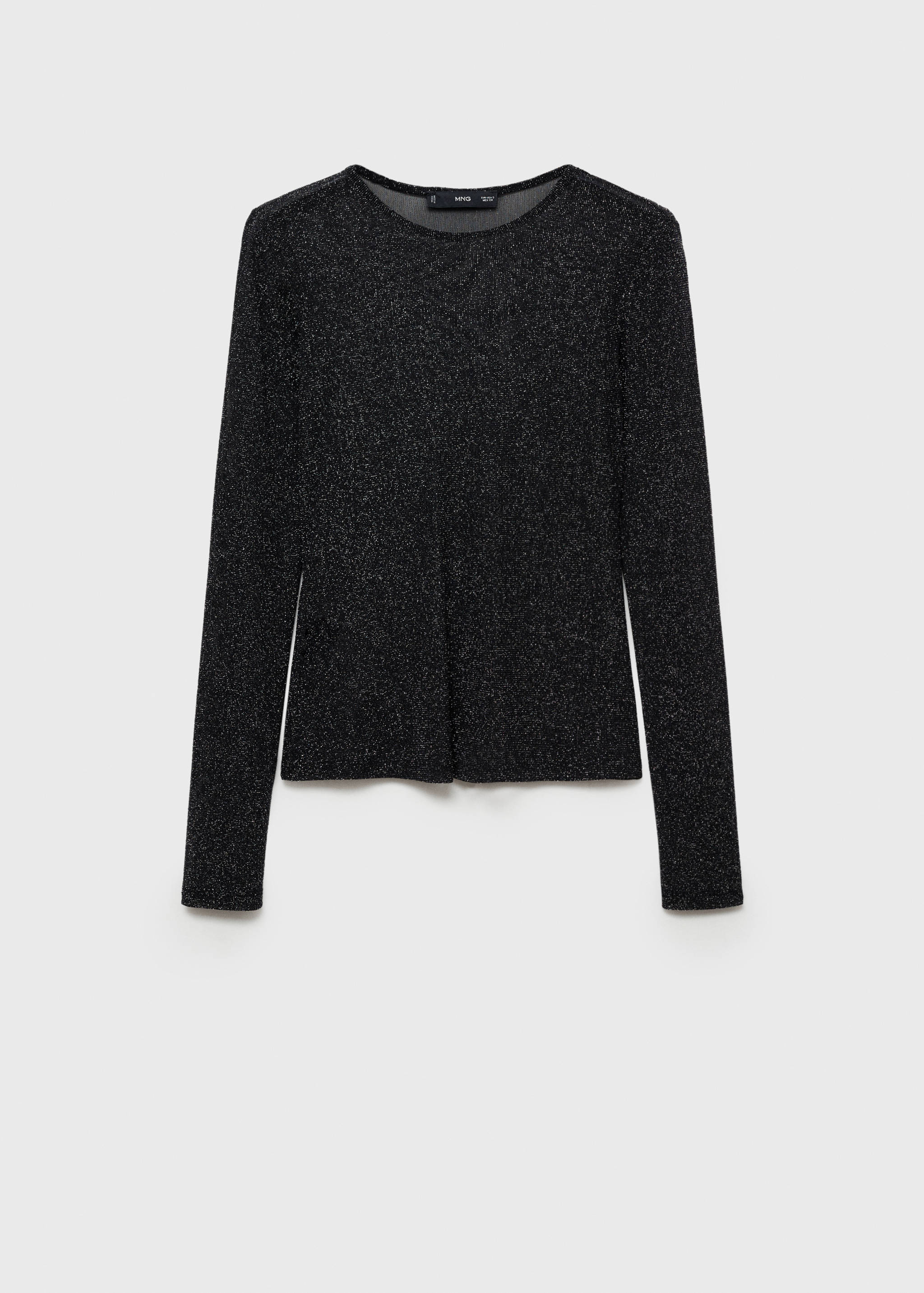 Semi-transparent lurex t-shirt - Article without model