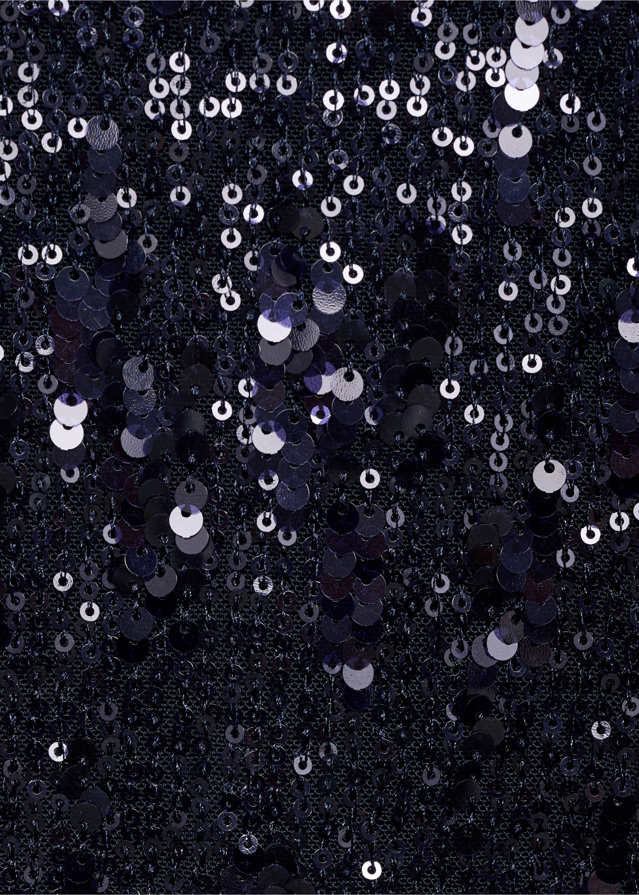 Long-sleeved t-shirt with sequins - Details of the article 0, Dark Navy. Ref: 77009085-00.