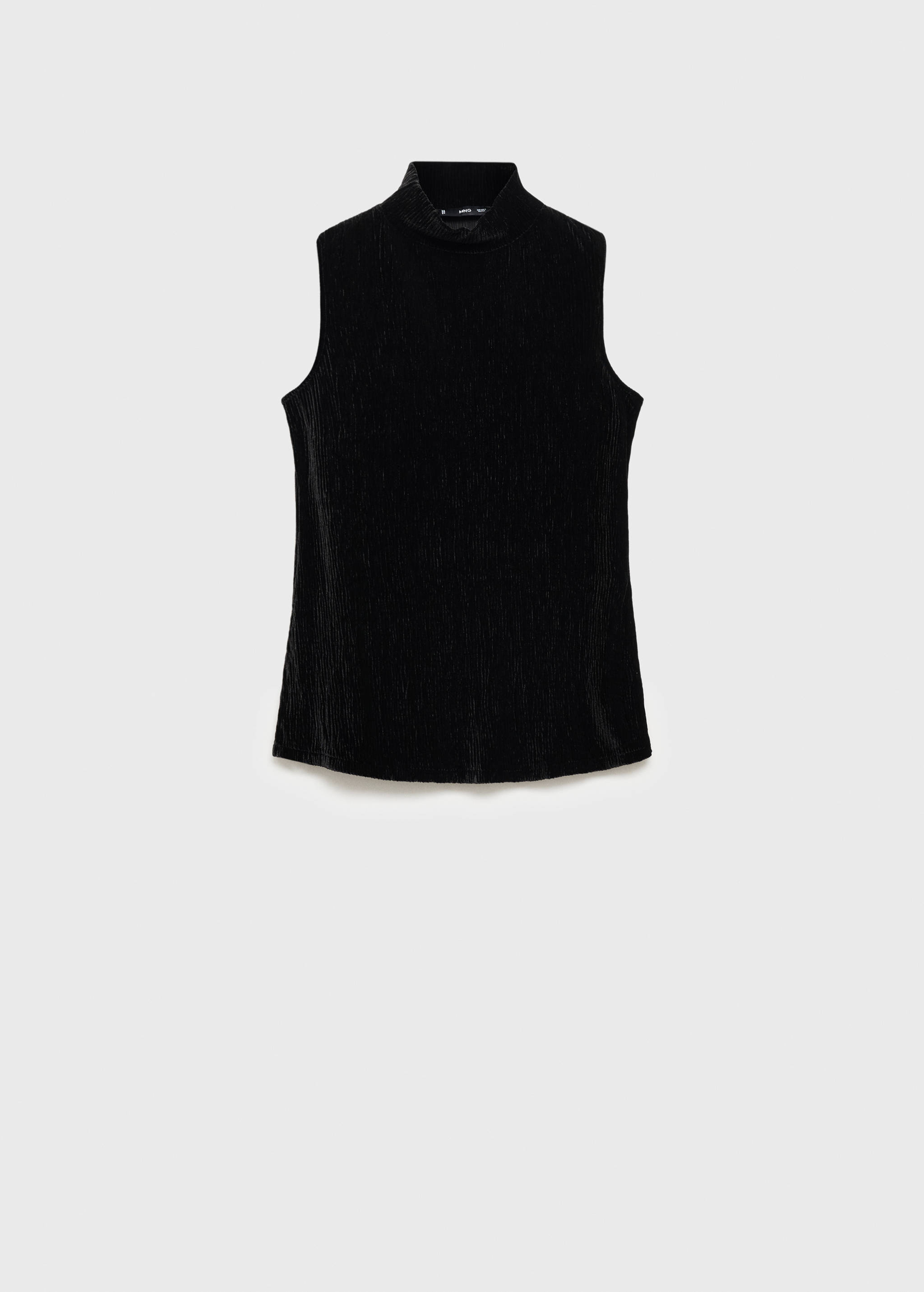 Top terciopelo cuello perkins - Artículo sin modelo
