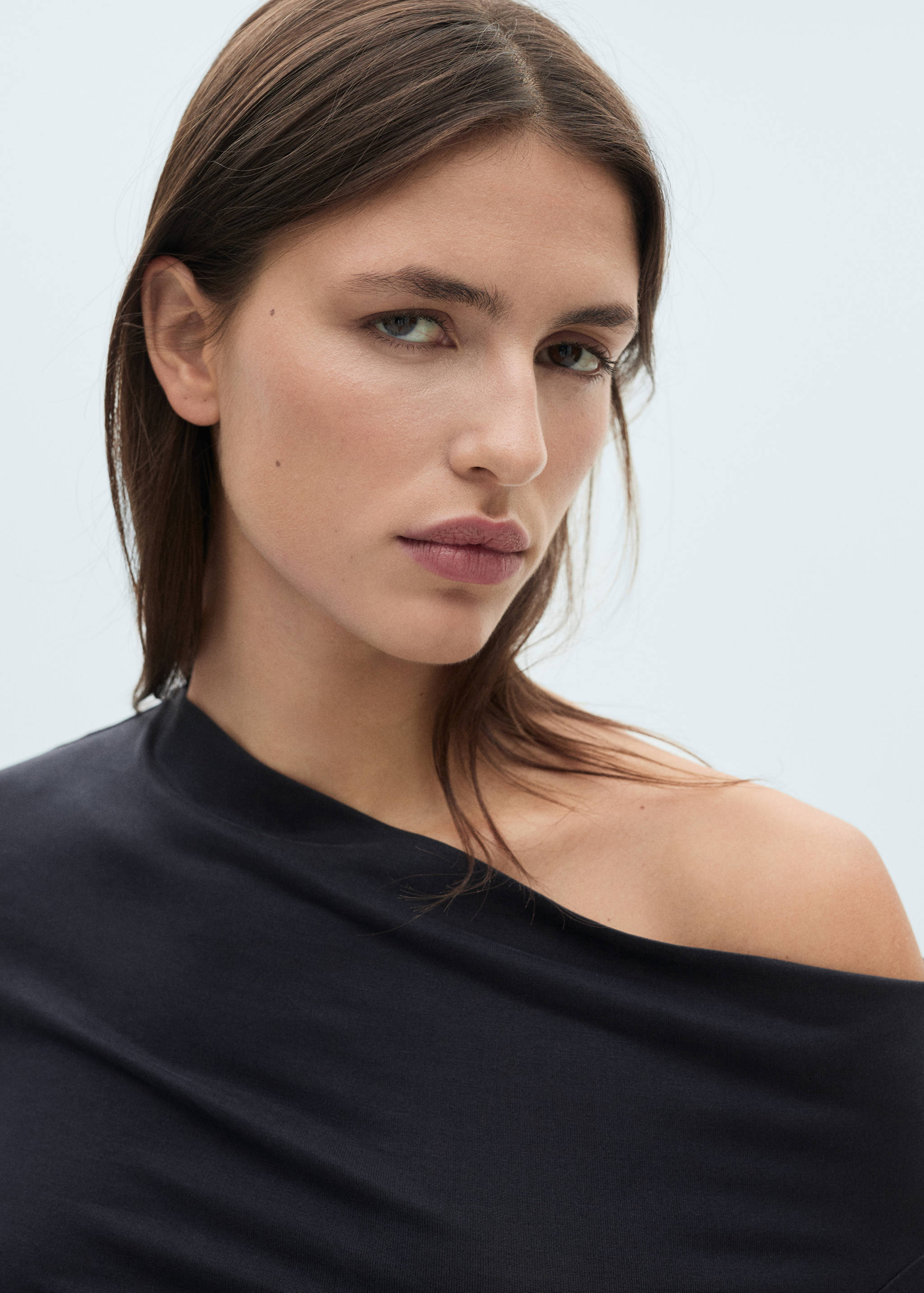 Maglietta asimmetrica maniche lunghe - Dettaglio dell'articolo 1