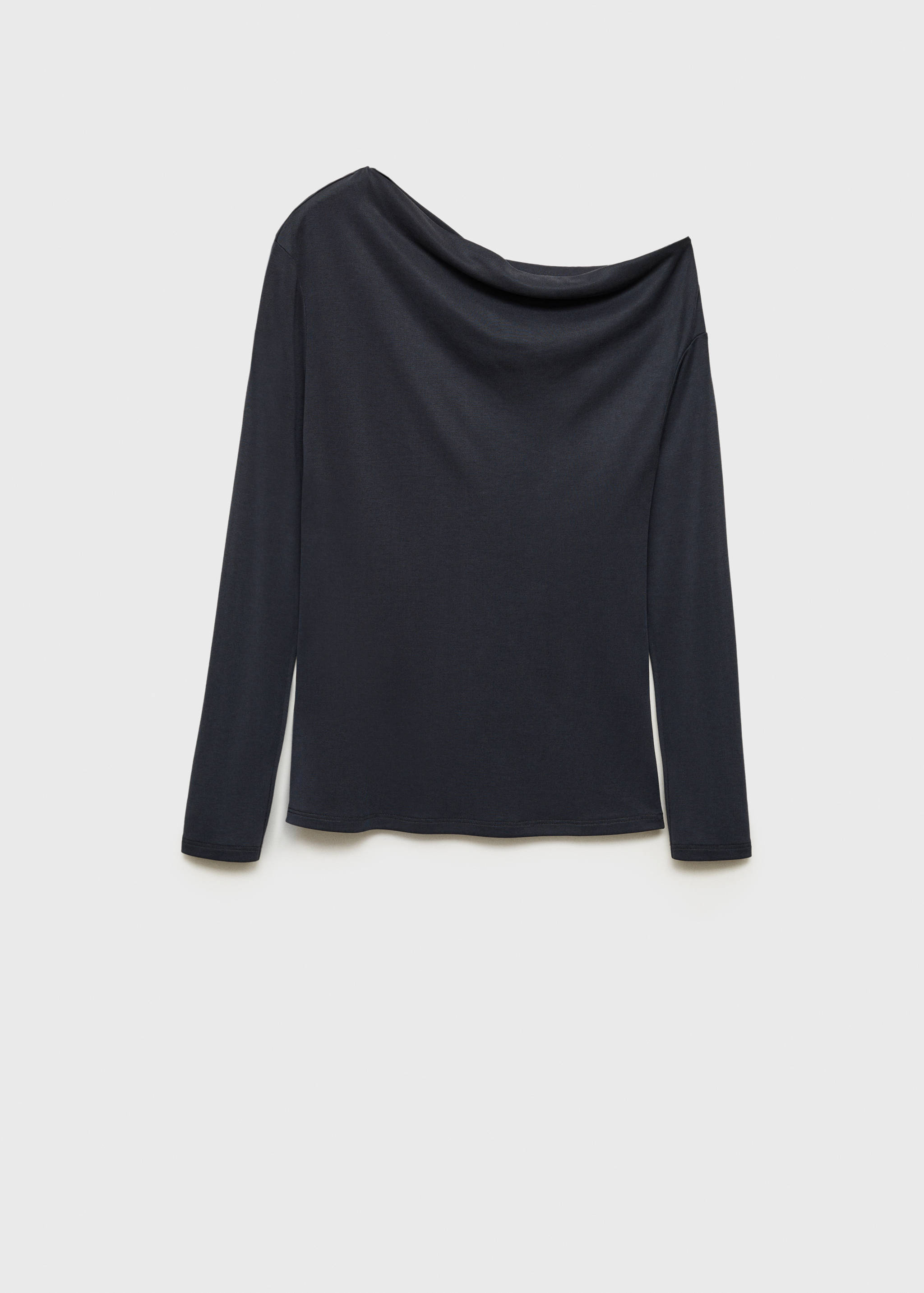 Maglietta asimmetrica maniche lunghe - Articolo senza modello