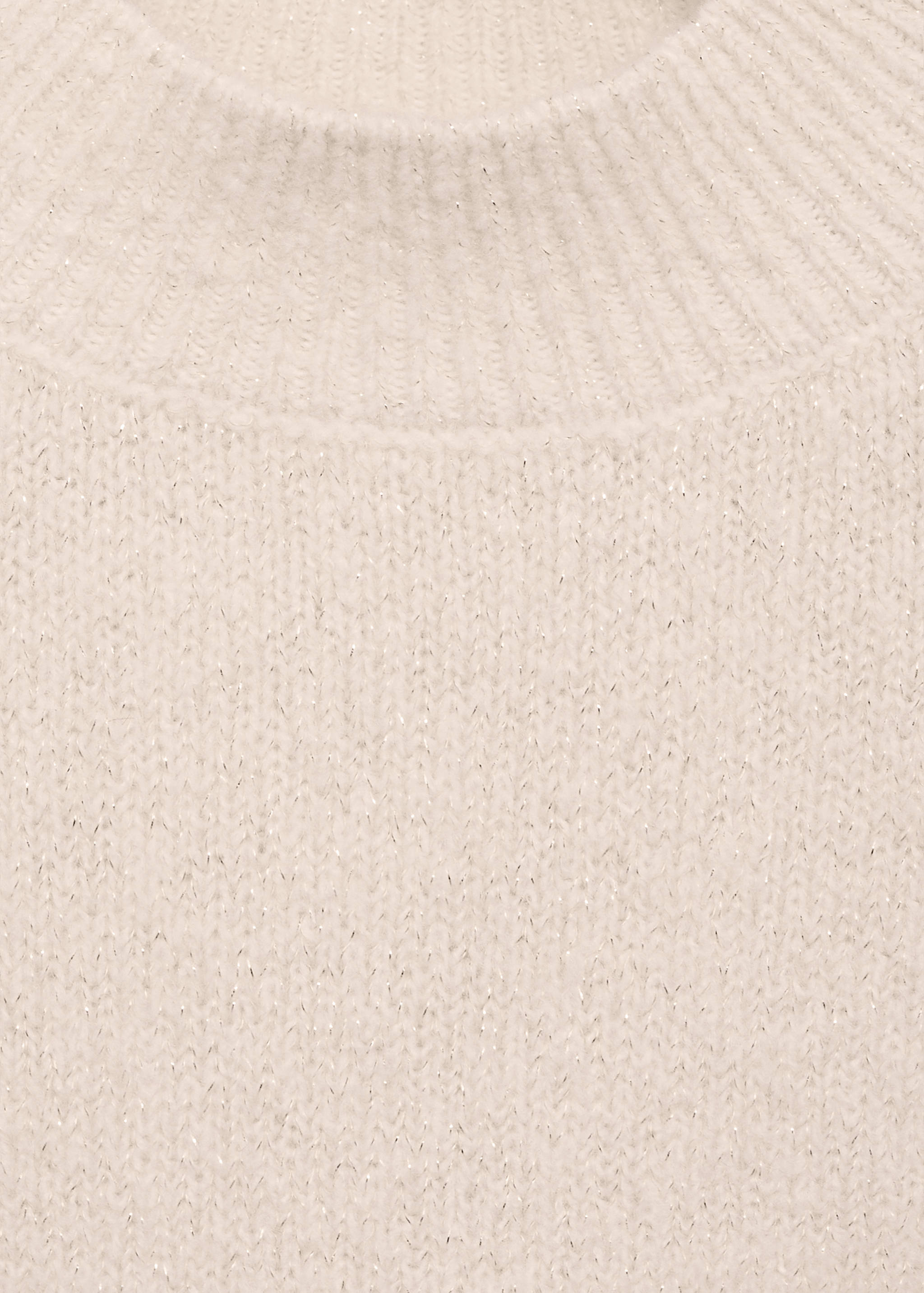Knitted sweater with perkins neck - Details of the article 8