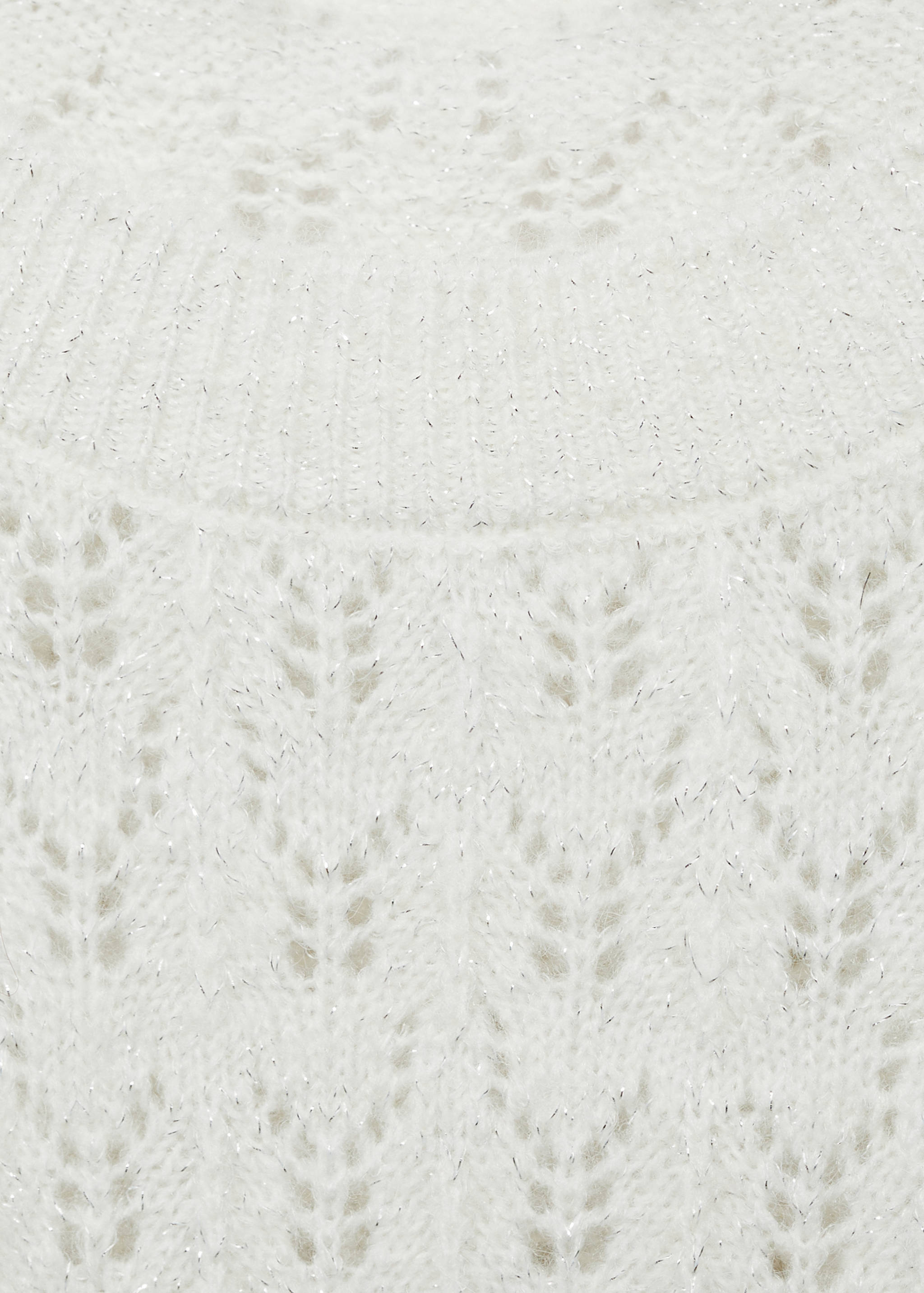 Lochstrick-Pullover mit Lurexdetails - Detail des Artikels 8