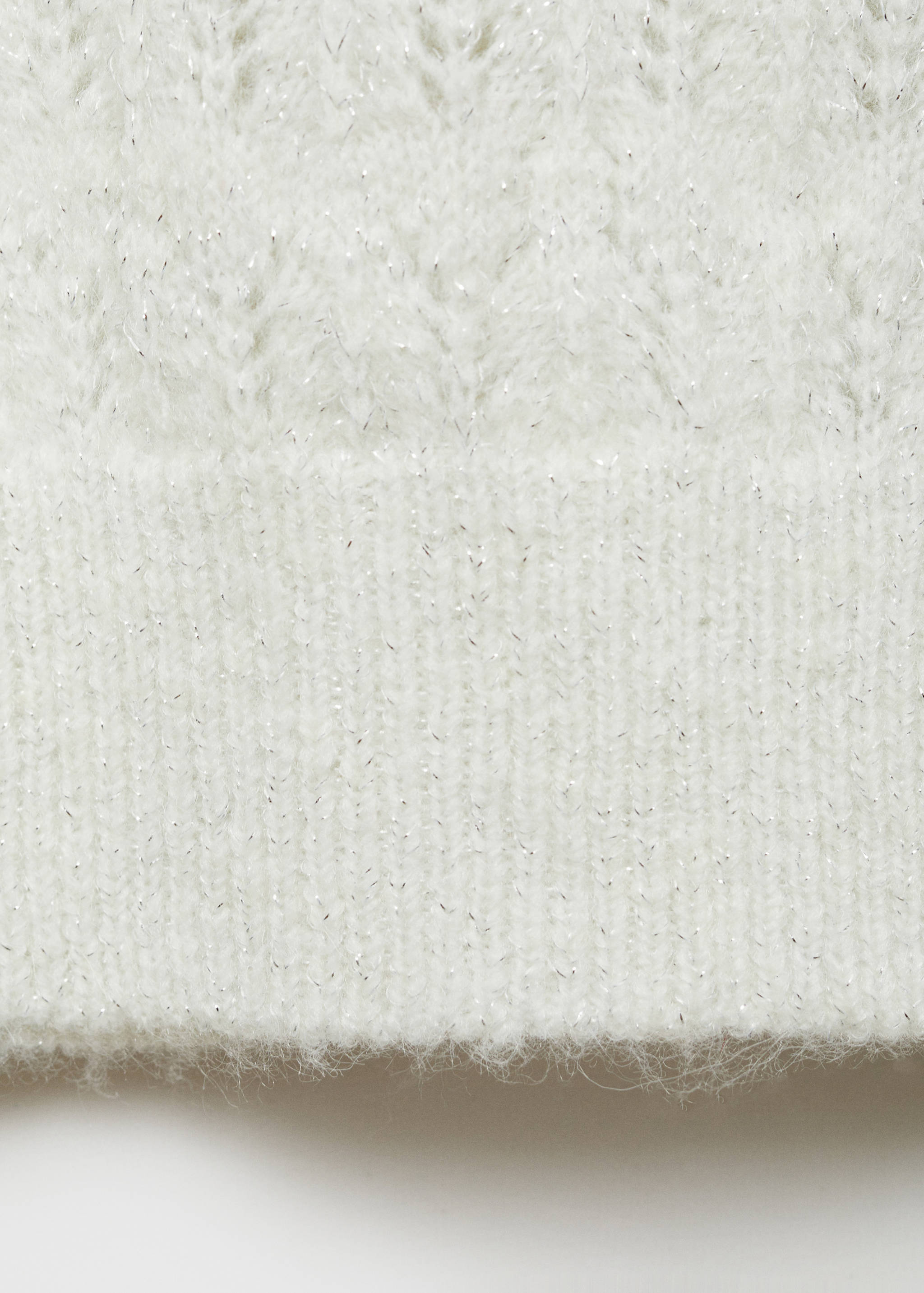 Lochstrick-Pullover mit Lurexdetails - Detail des Artikels 0