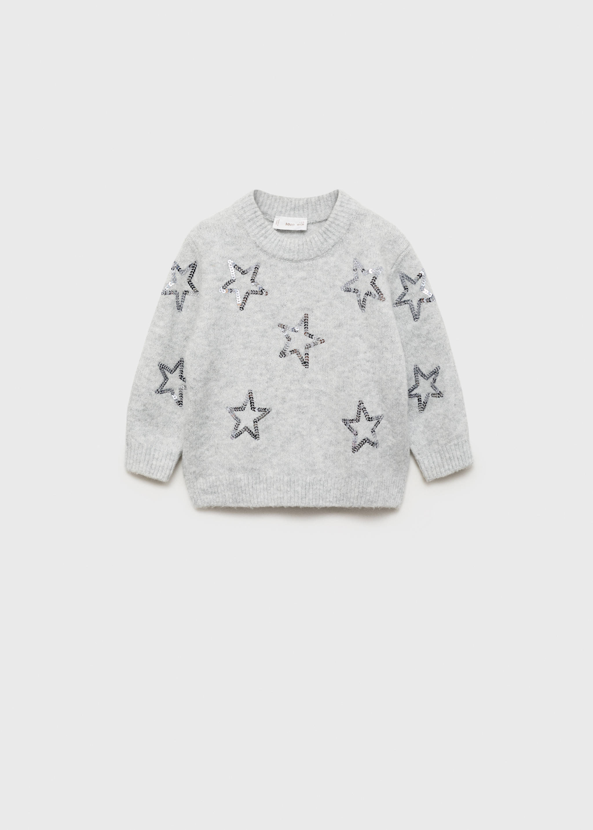 Sequinned stars sweater - Article without model