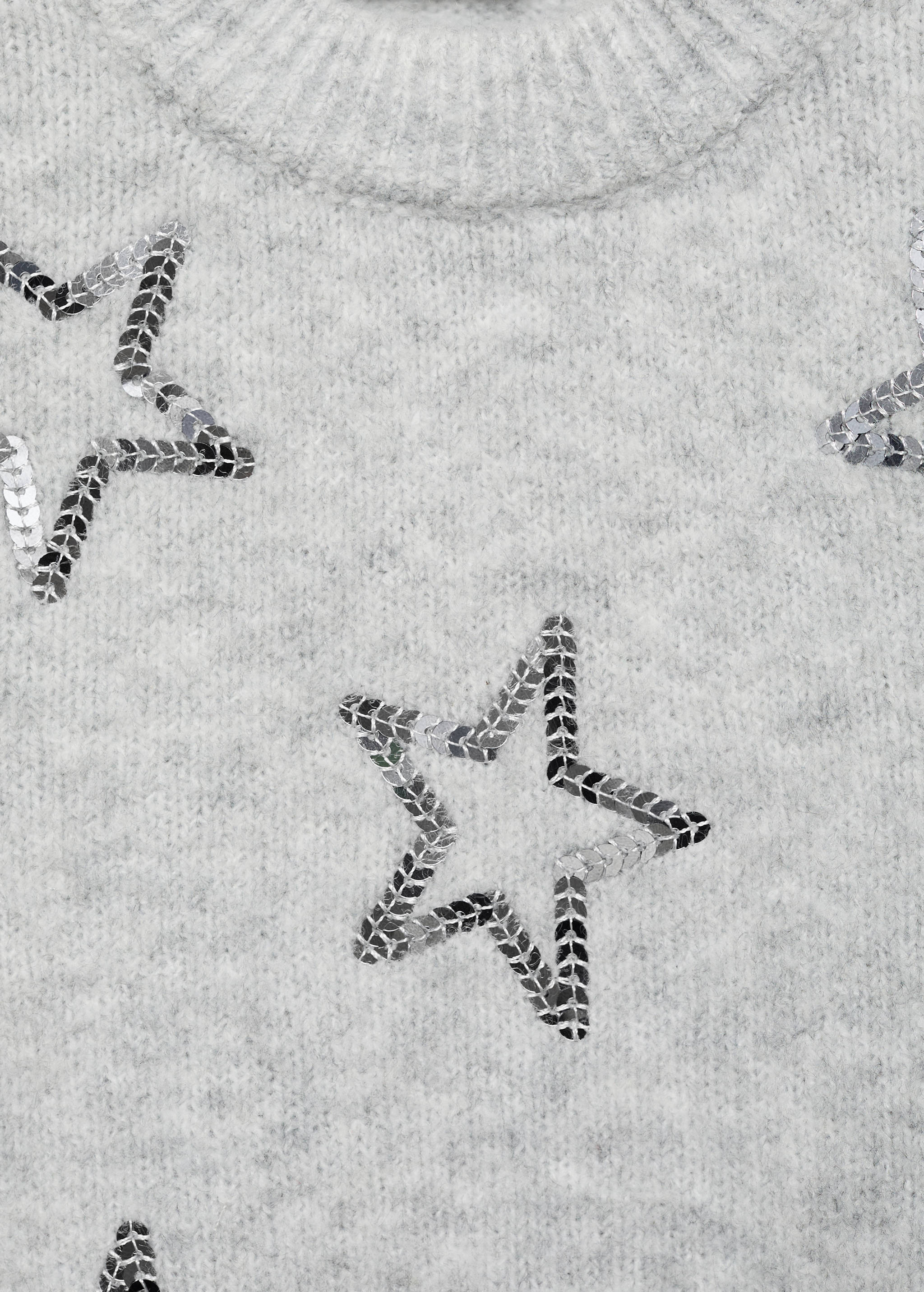 Sequinned stars sweater - Details of the article 8