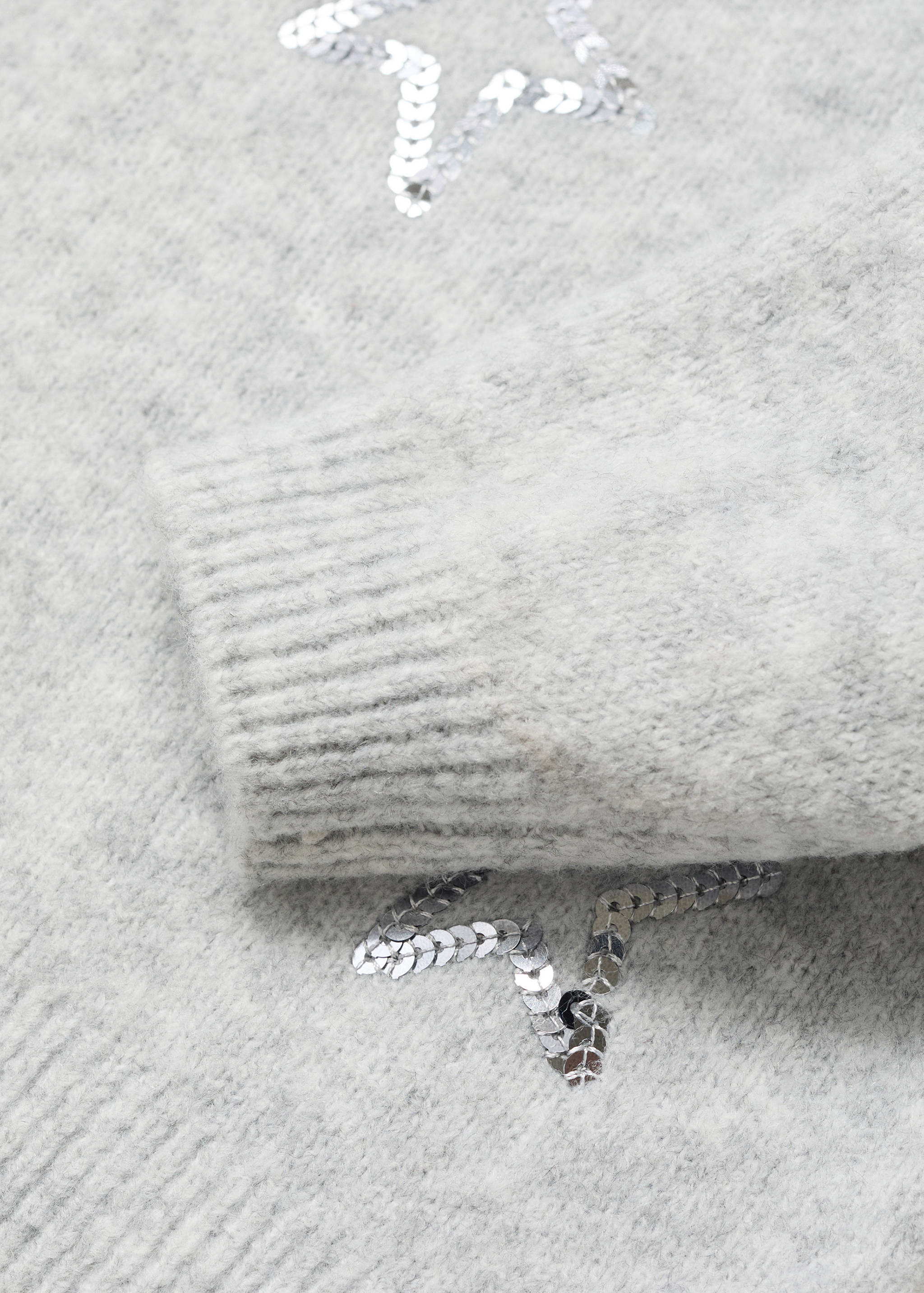 Sequinned stars sweater - Details of the article 0