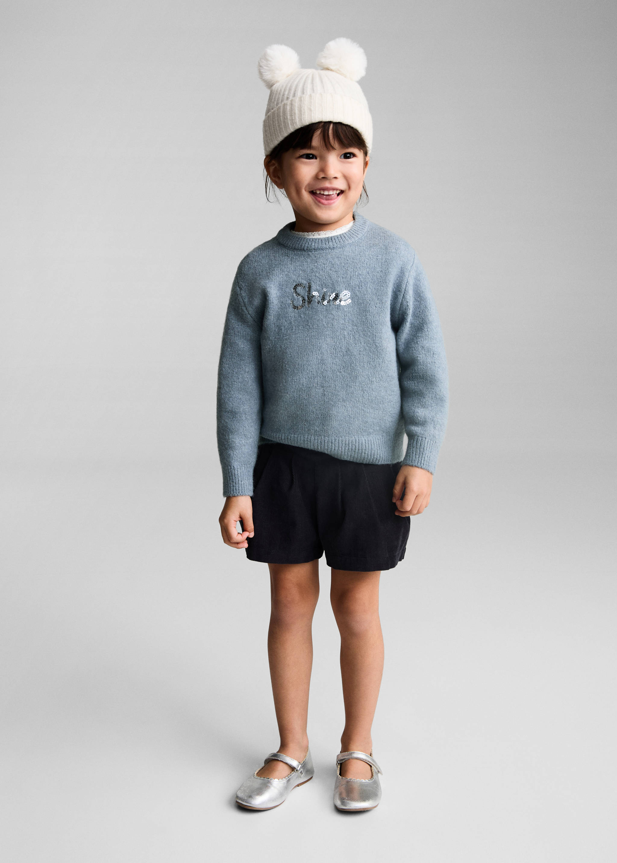 Sequin message sweater - General plane