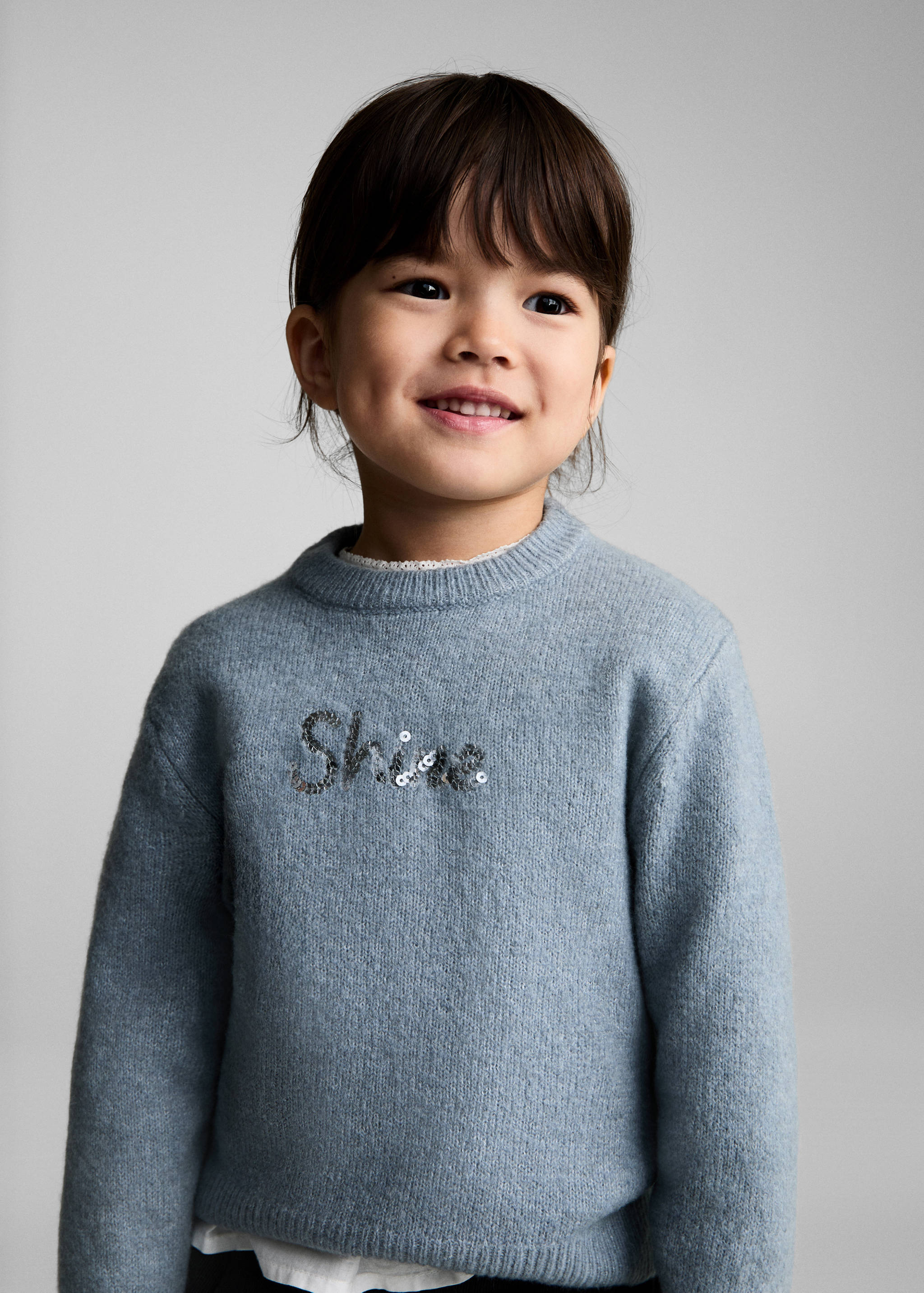 Sequin message sweater - Details of the article 1