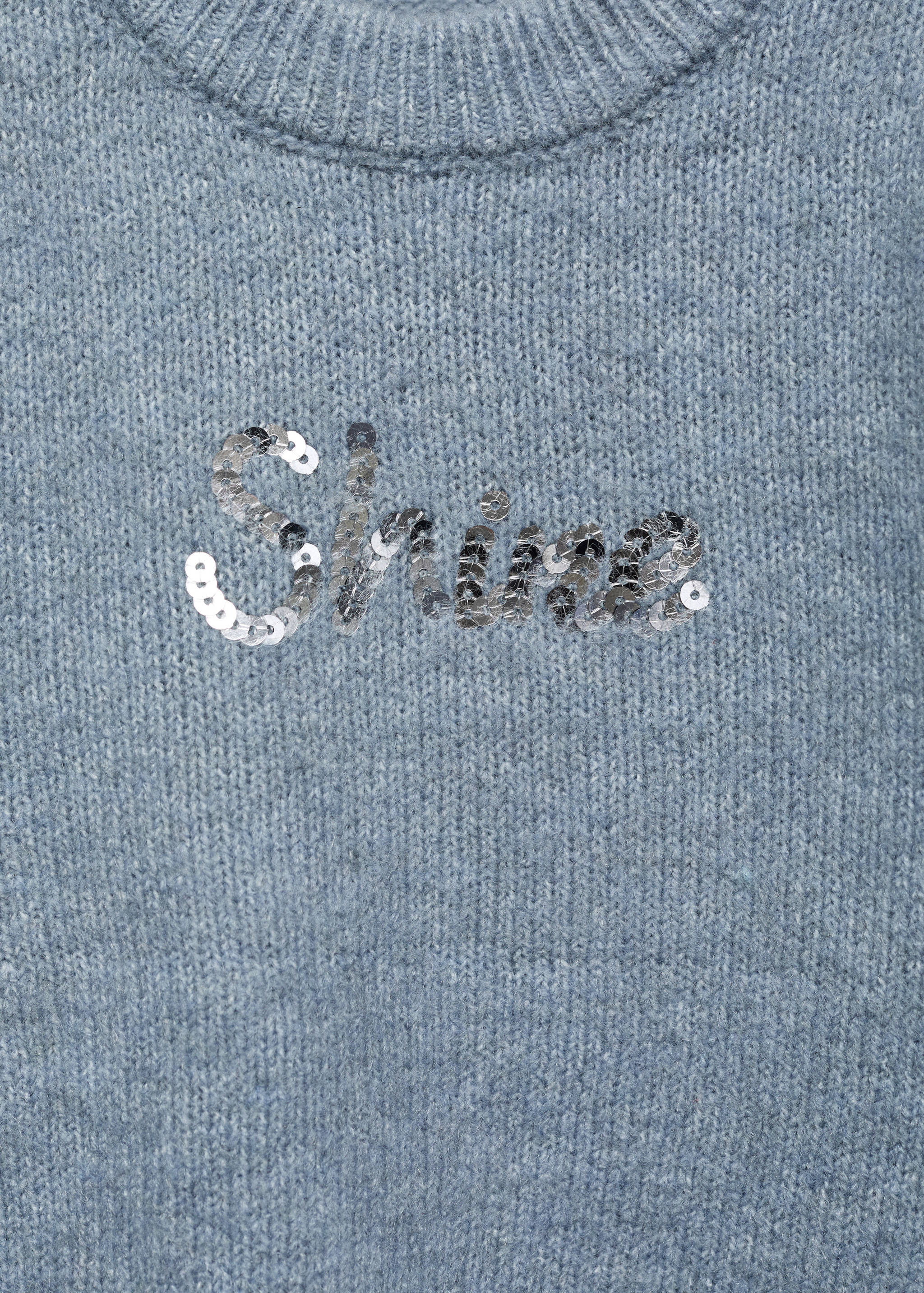 Sequin message sweater - Details of the article 8