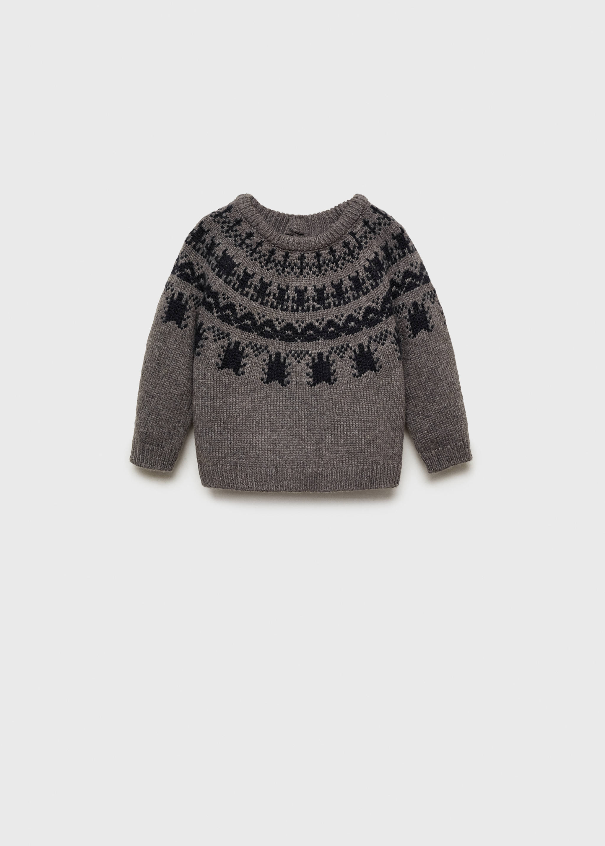 Jacquard wool sweater - Article without model