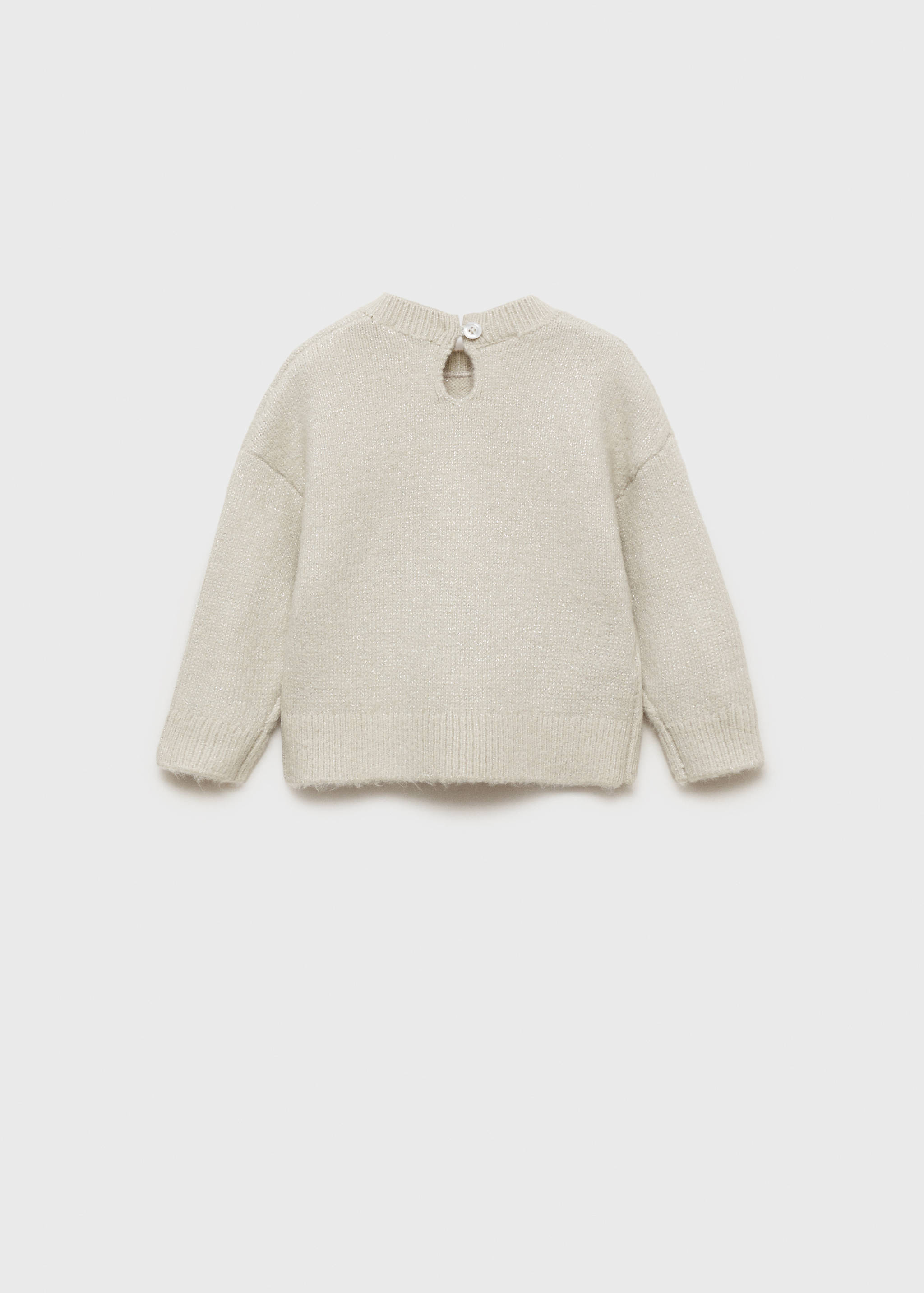 Penguin embroidered knit sweater - Reverse of the article