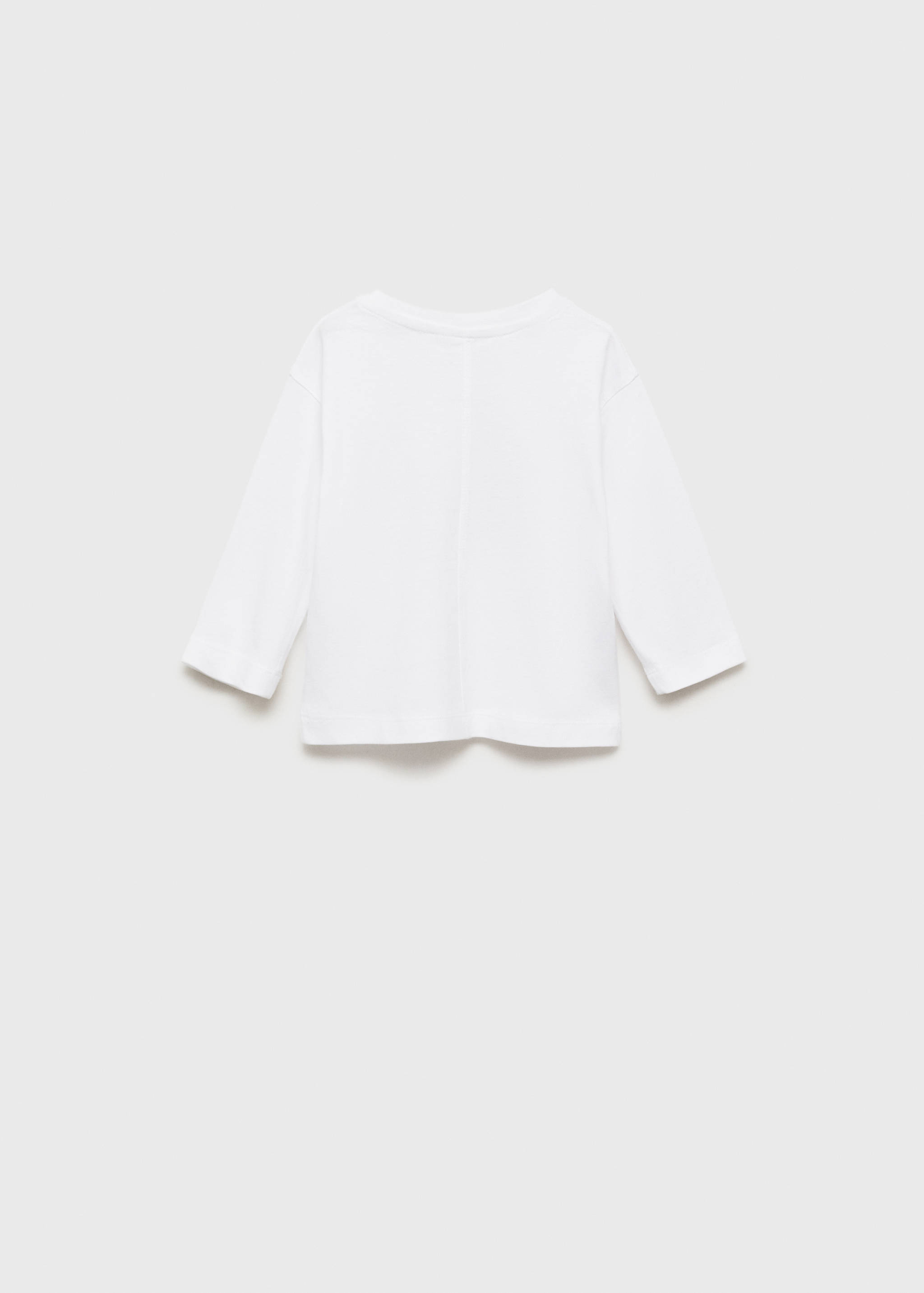 Christmas-print t-shirt - Reverse of the article