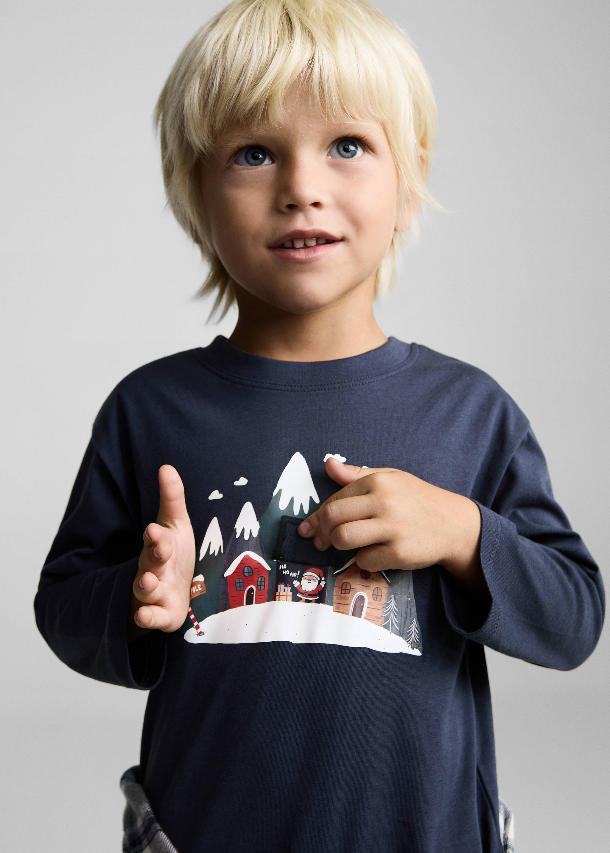 T-Shirt mit Weihnachtsmotiv - Detail des Artikels 1