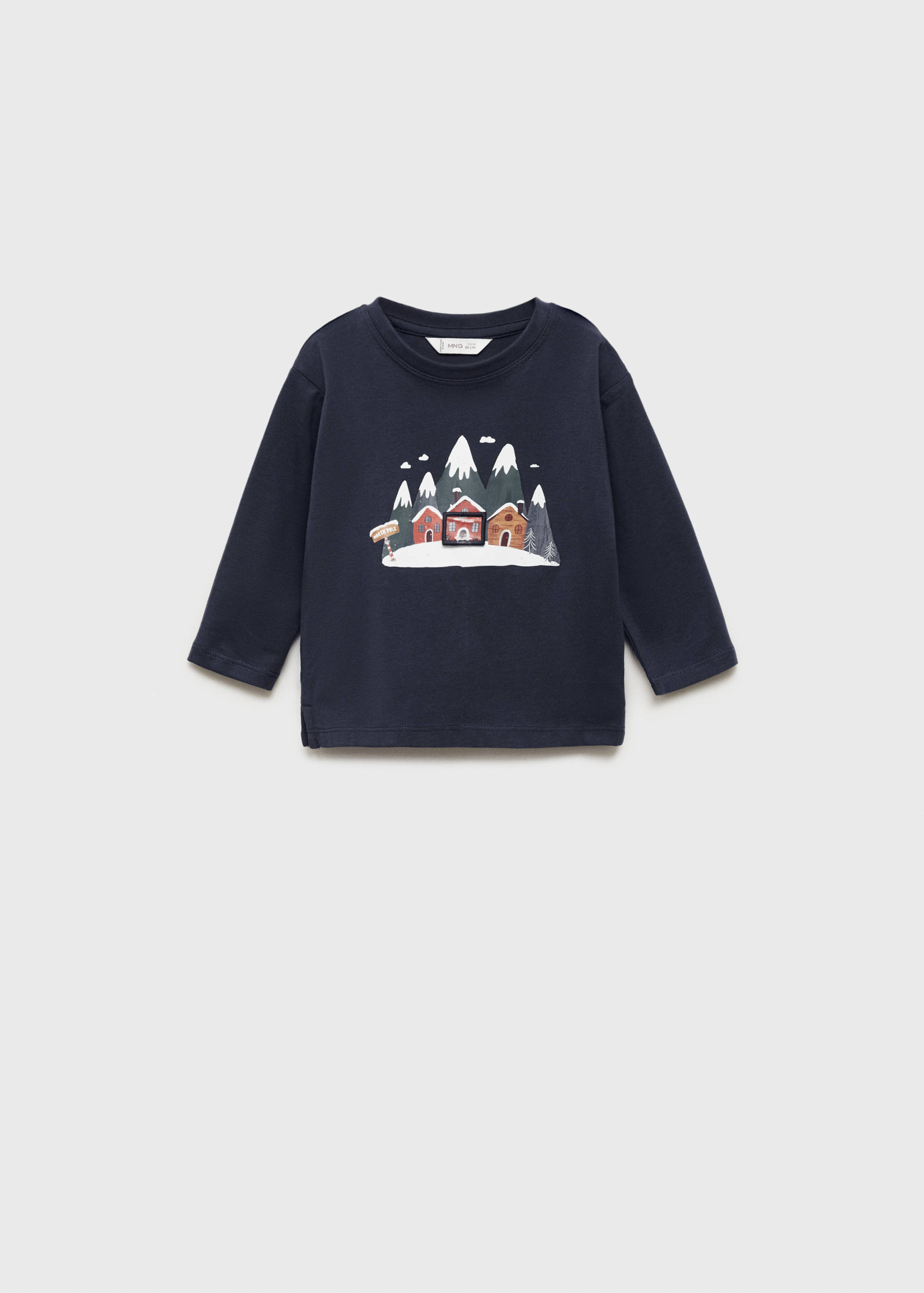 Christmas-print t-shirt - Article without model