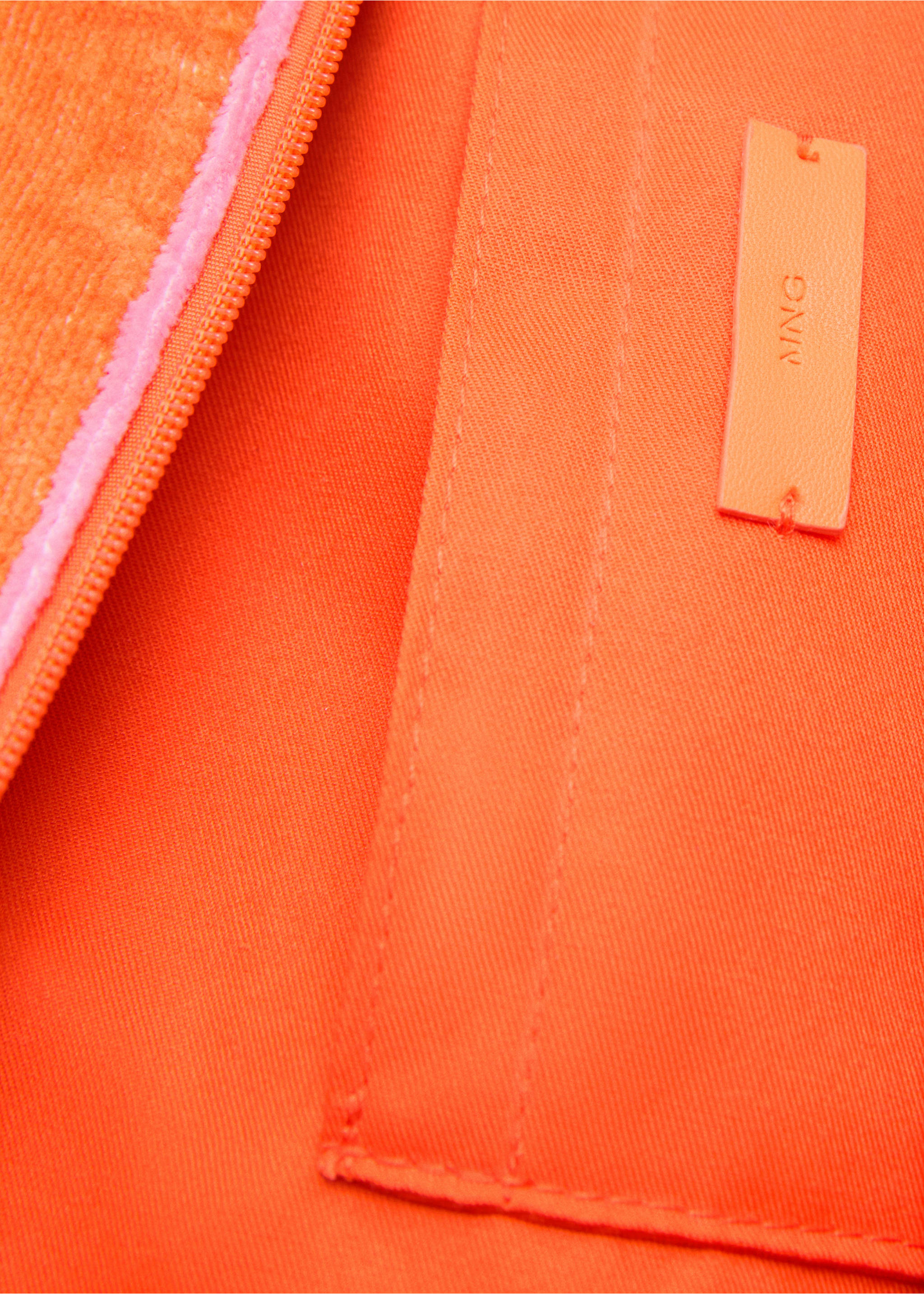 Sac texture éponge imprimé - Détail de l'article 1, Orange. Ref: 77010249-00.