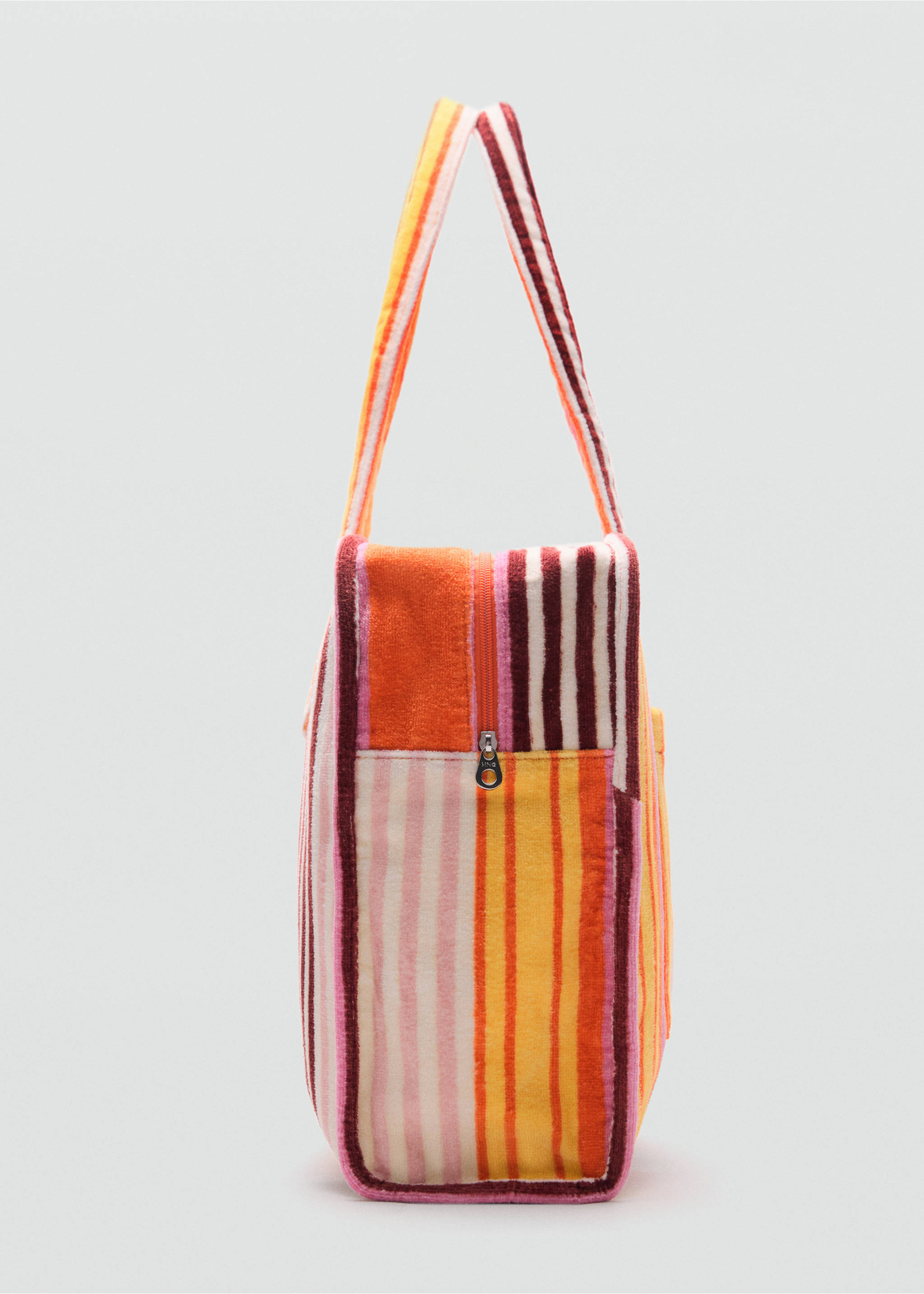 Sac texture éponge imprimé - Détail de l'article 2, Orange. Ref: 77010249-00.
