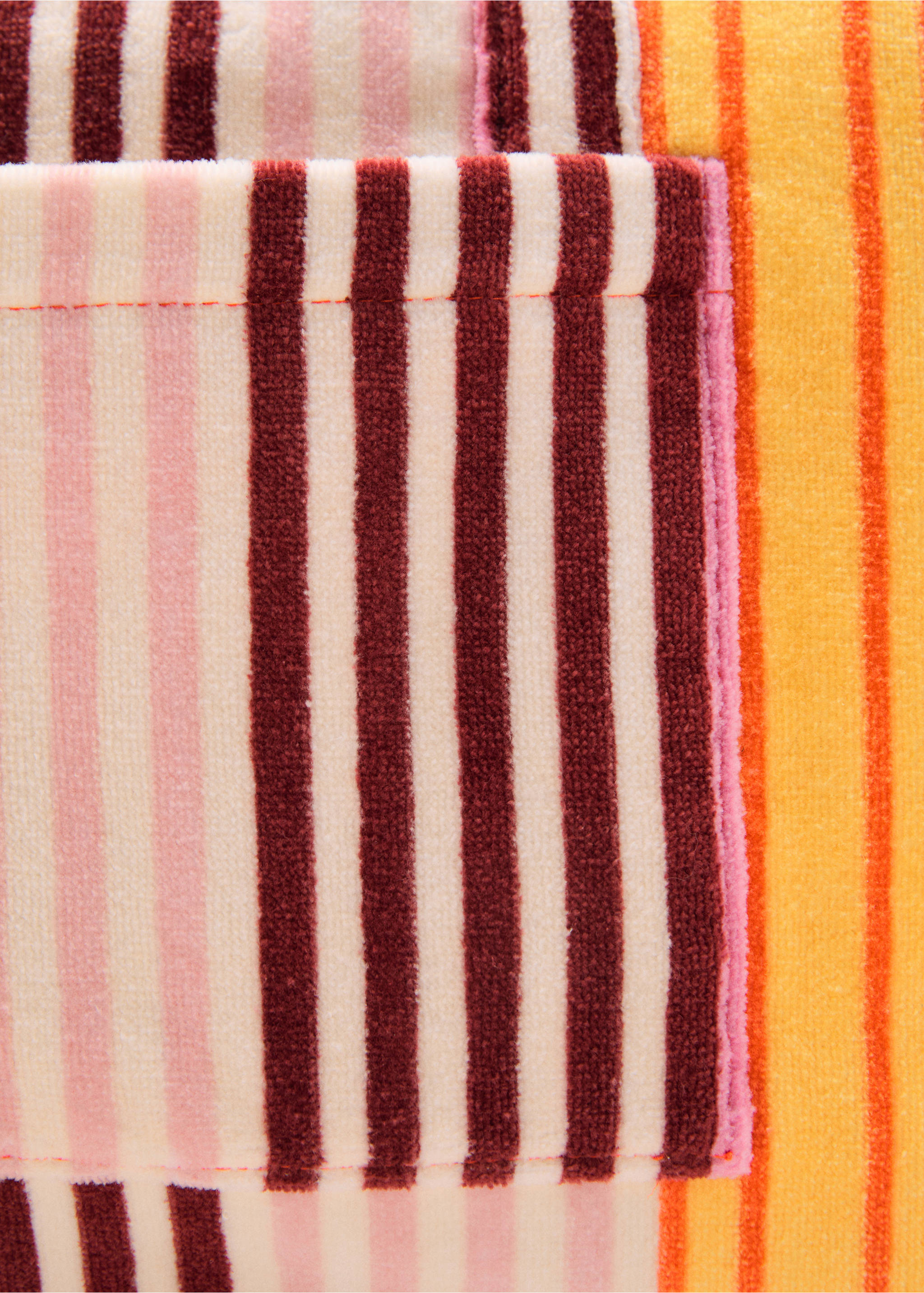 Sac texture éponge imprimé - Détail de l'article 3, Orange. Ref: 77010249-00.