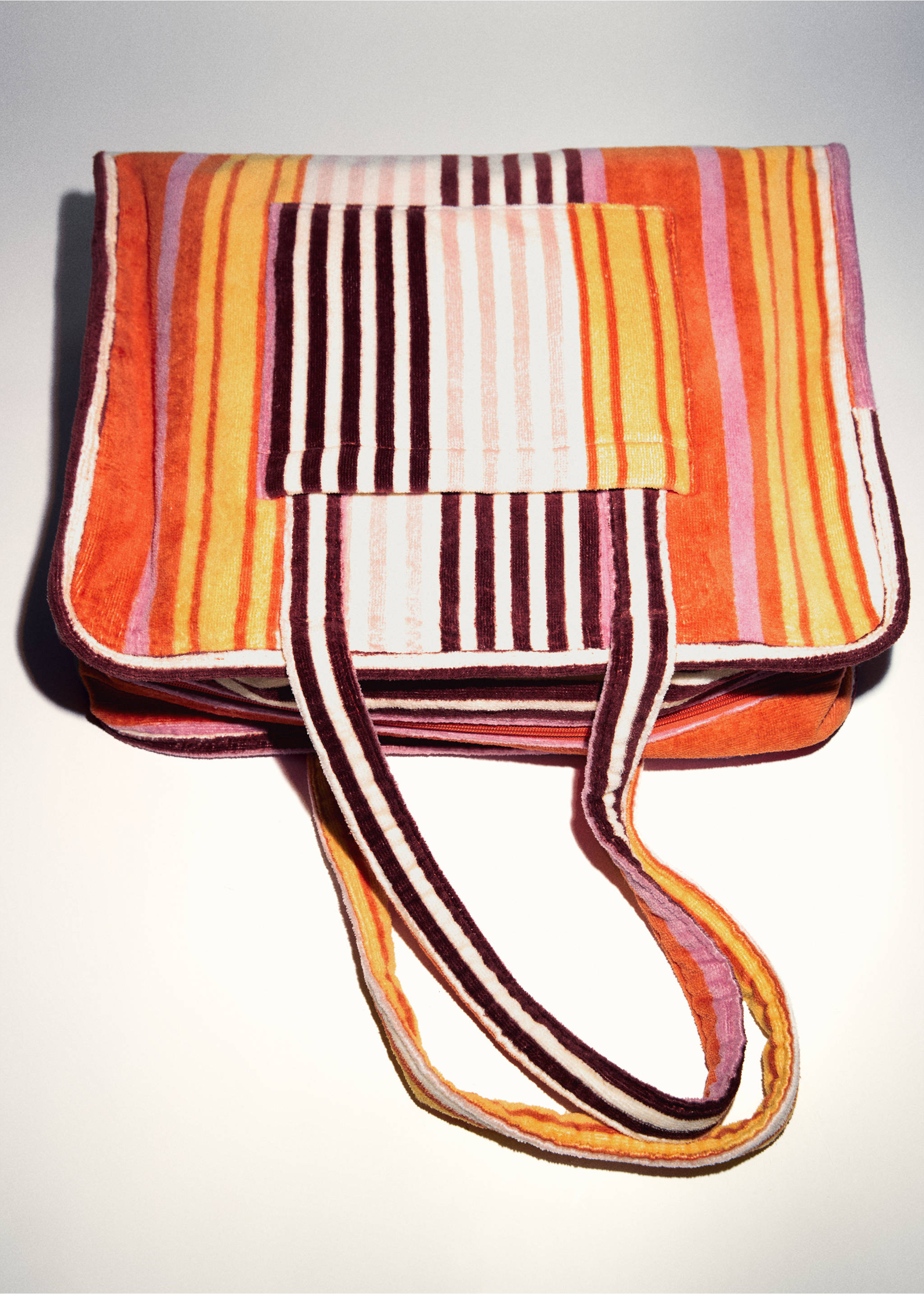 Sac texture éponge imprimé - Détail de l'article 5, Orange. Ref: 77010249-00.