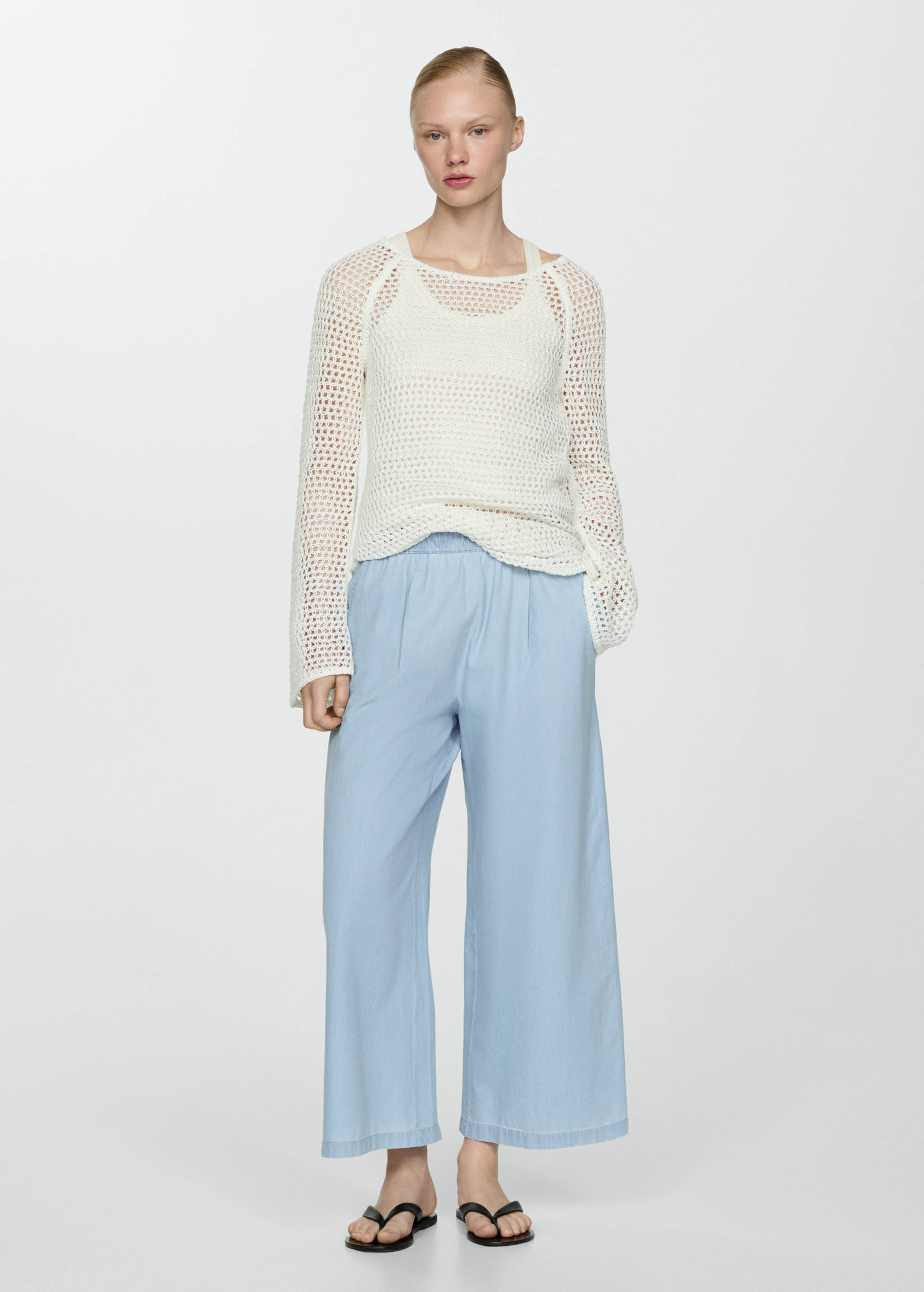 Παντελόνι βαμβάκι ριχτό - Λεπτομέρεια του προϊόντος 2