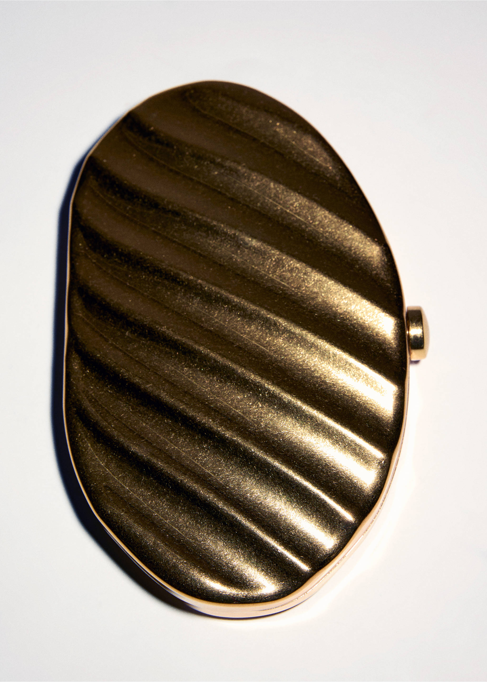 Metallic-Clutch - Detail des Artikels 5, Gold. Ref: 77010259-00.